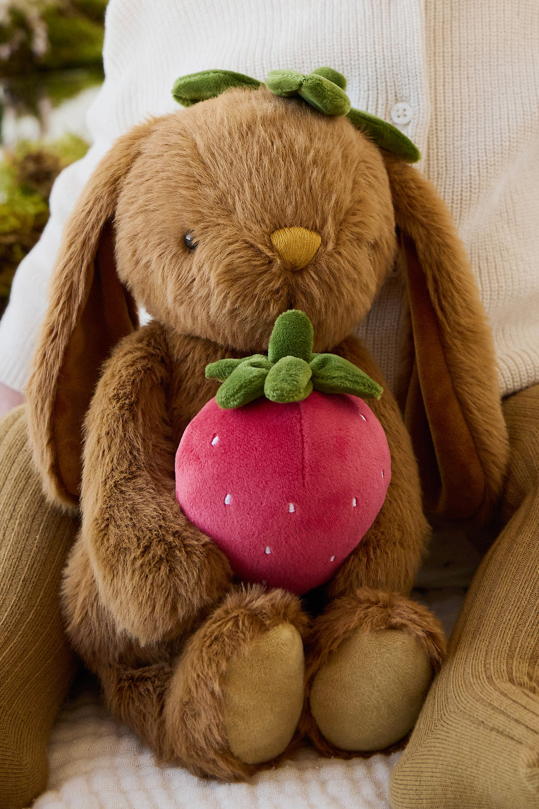 Snuggle Bunnies - Strawberry Penelope - Oak Childrens Toys from Jamie Kay USA