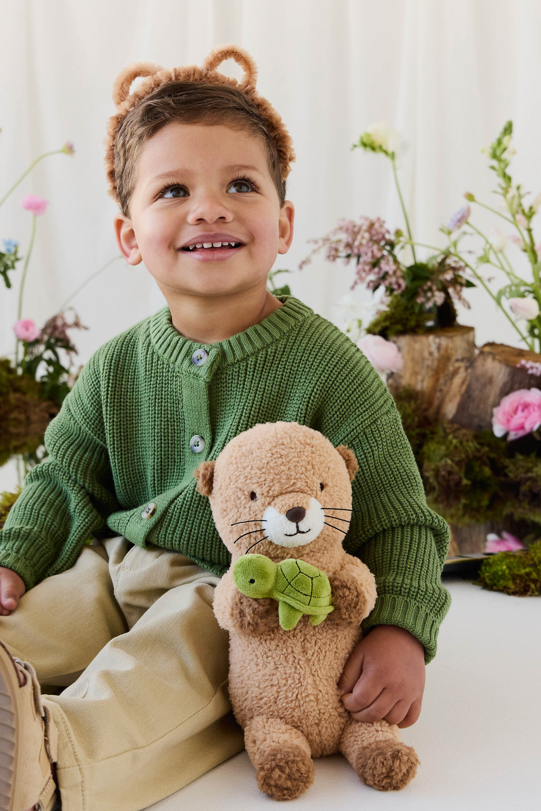 Snuggle Bunnies - Ollie the Otter - Cocoa Childrens Toys from Jamie Kay USA