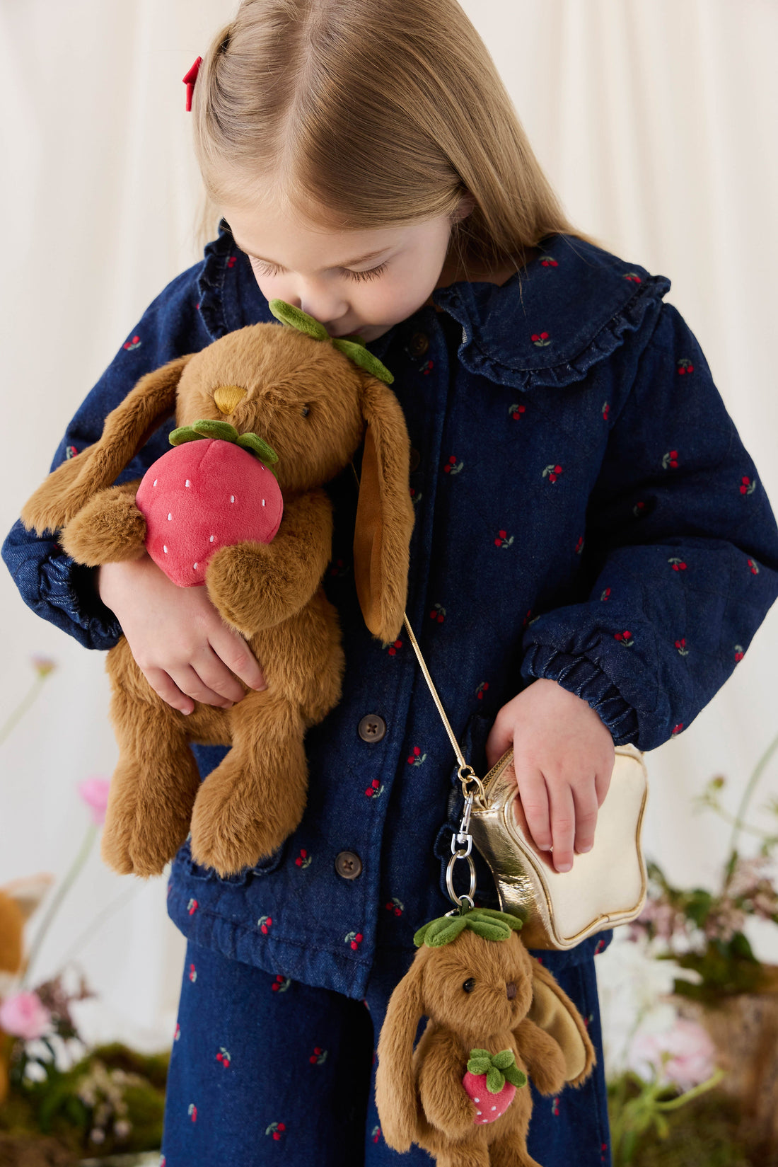 Snuggle Bunnies - Strawberry Penelope - Oak Childrens Toys from Jamie Kay USA