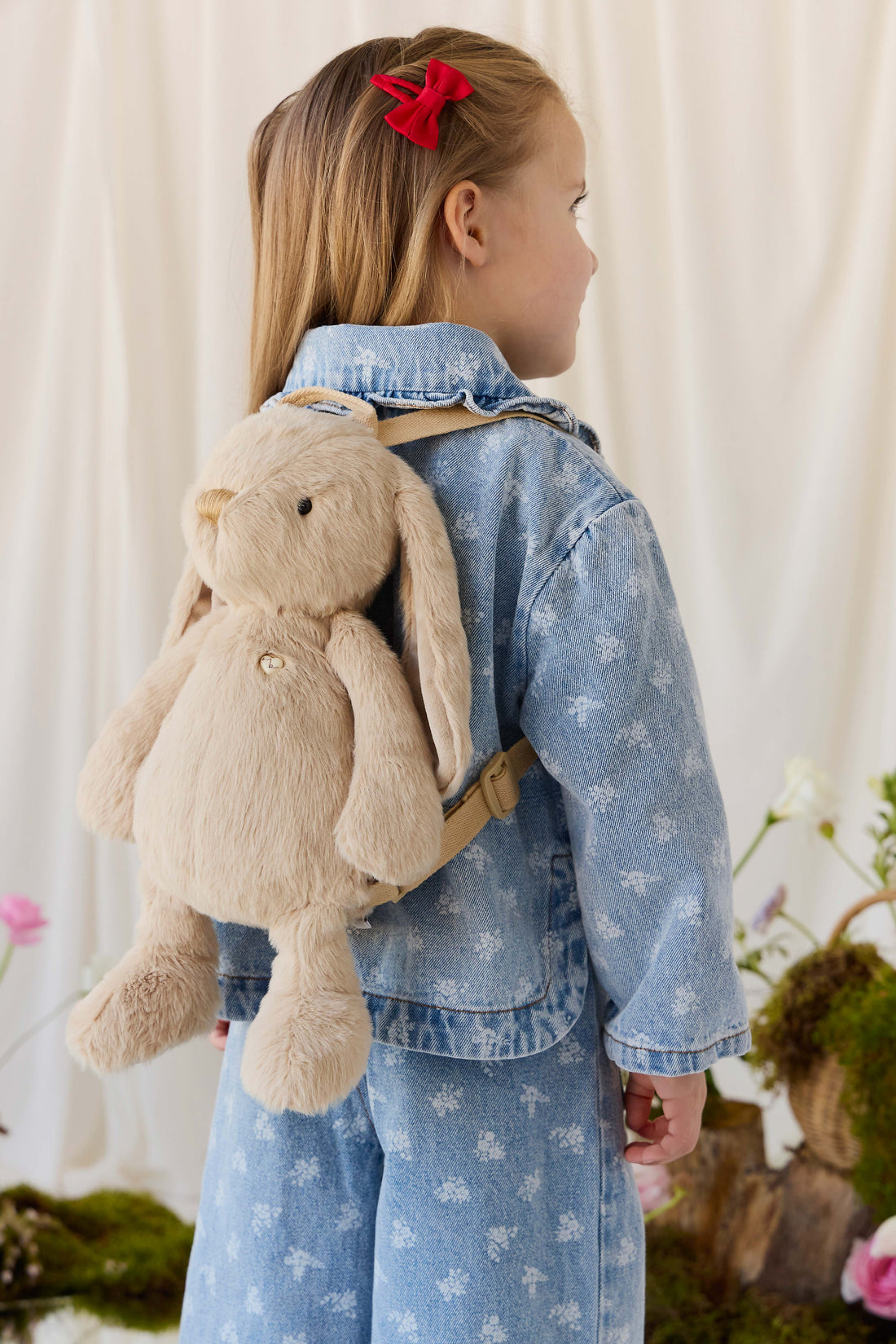 Snuggle Bunnies - Penelope Backpack - Hazelnut Childrens Toys from Jamie Kay USA