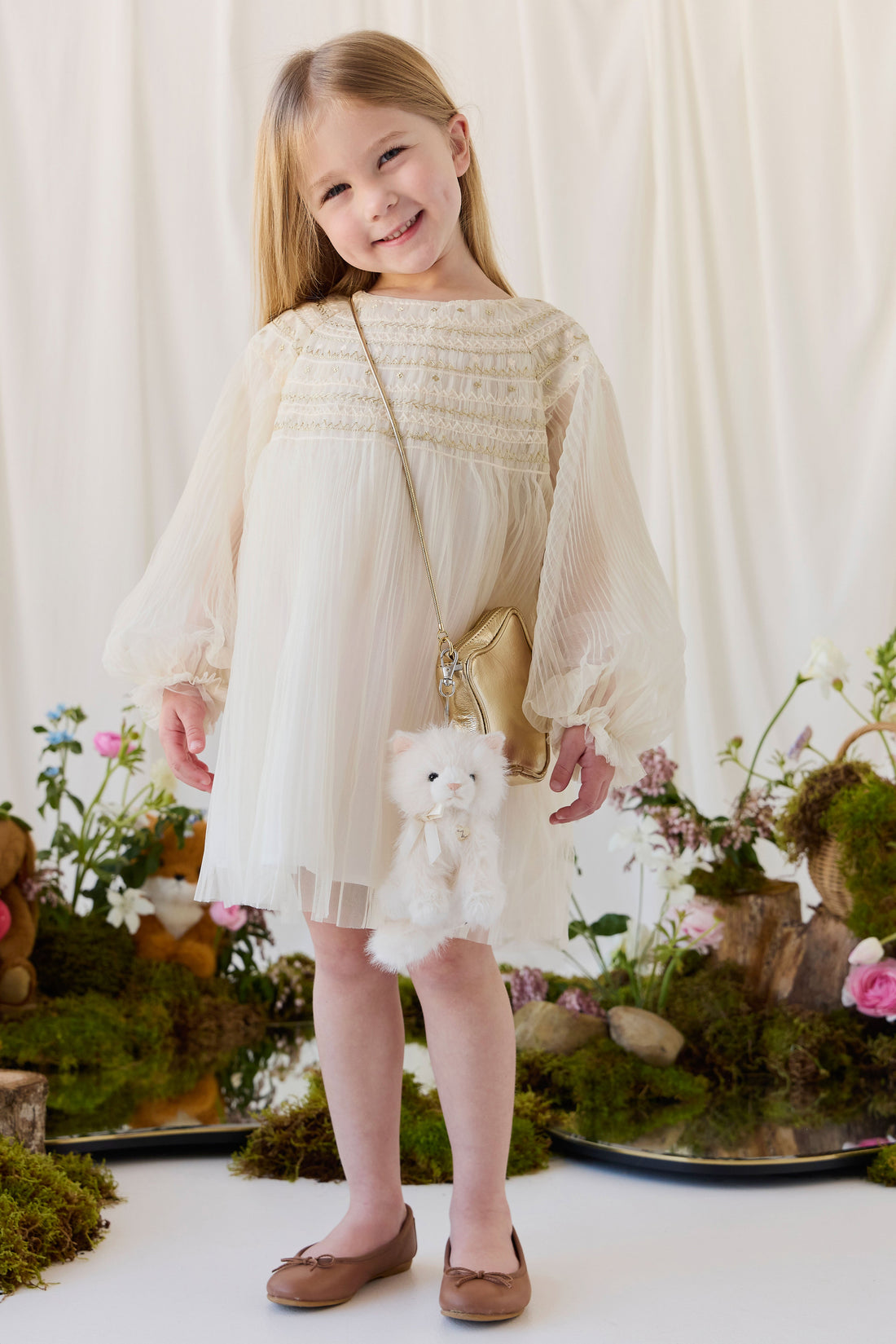 Snuggle Bunnies - Moon Keyring - Snow Childrens Toy from Jamie Kay USA