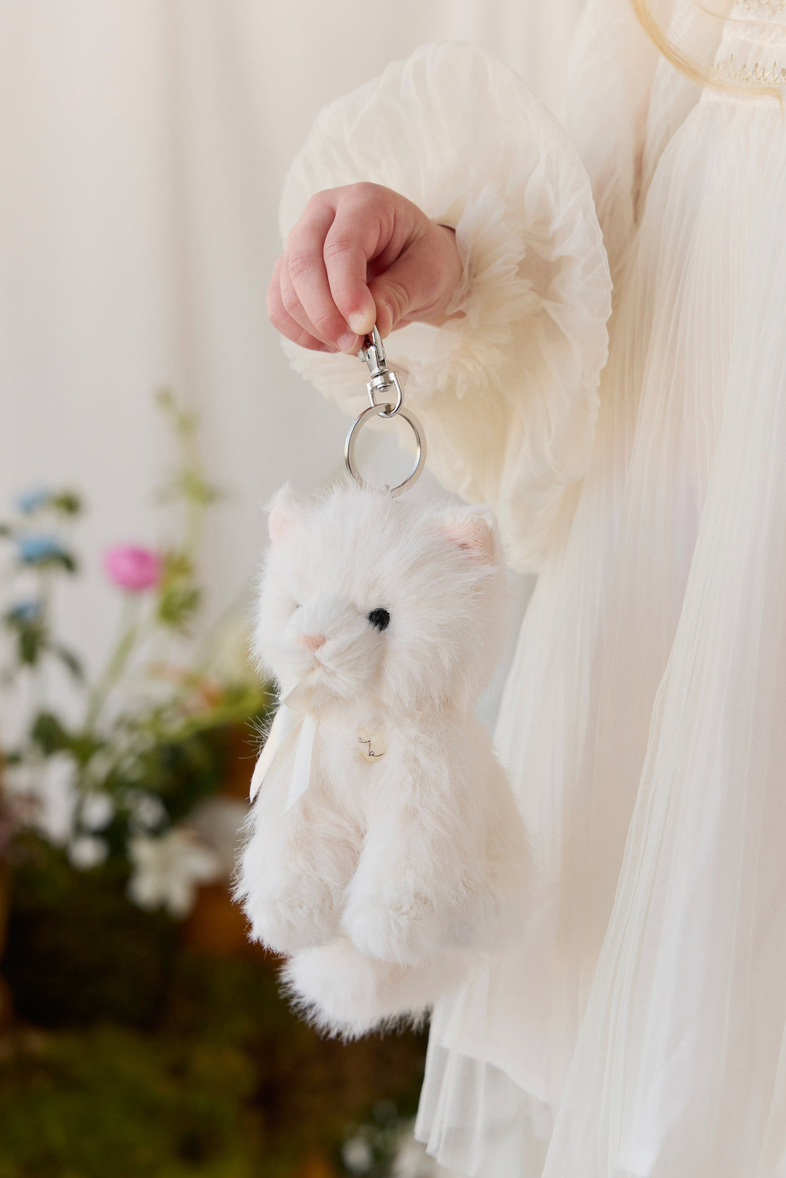 Snuggle Bunnies - Moon Keyring - Snow Childrens Toy from Jamie Kay USA