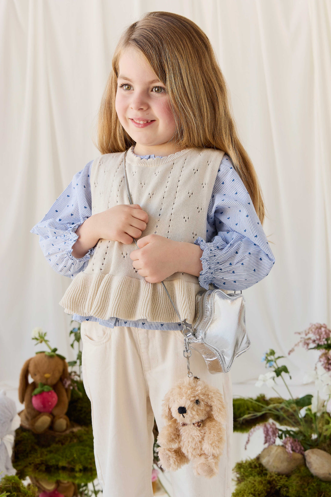 Snuggle Bunnies - Honey Keyring - Honey Childrens Toys from Jamie Kay USA