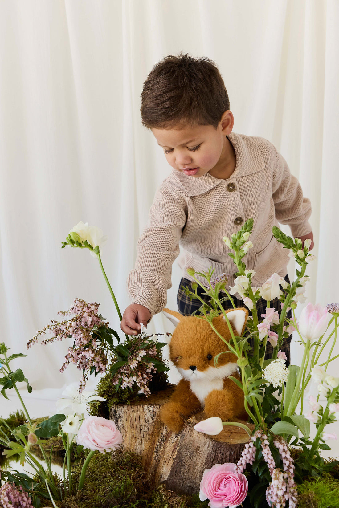 Snuggle Bunnies - Archie the Fox - Natural Childrens Toys from Jamie Kay USA