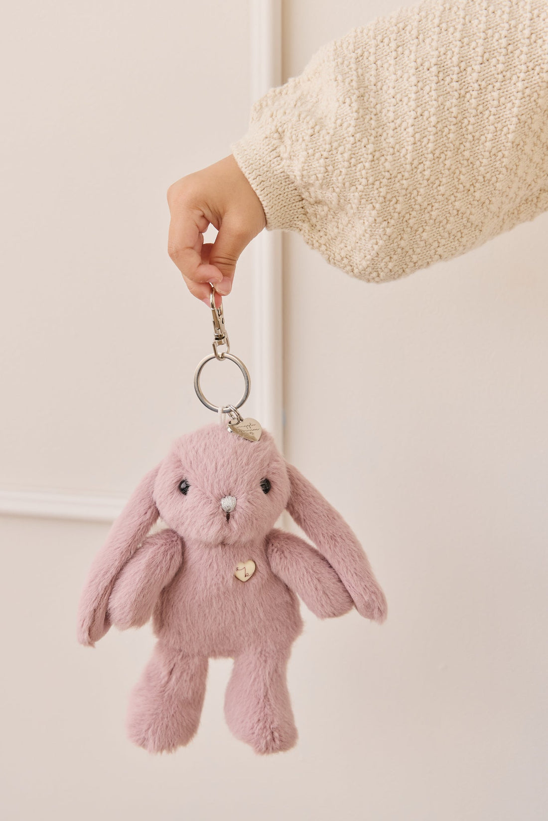 Snuggle Bunnies - Penelope Keyring - Periwinkle Childrens Toys from Jamie Kay USA