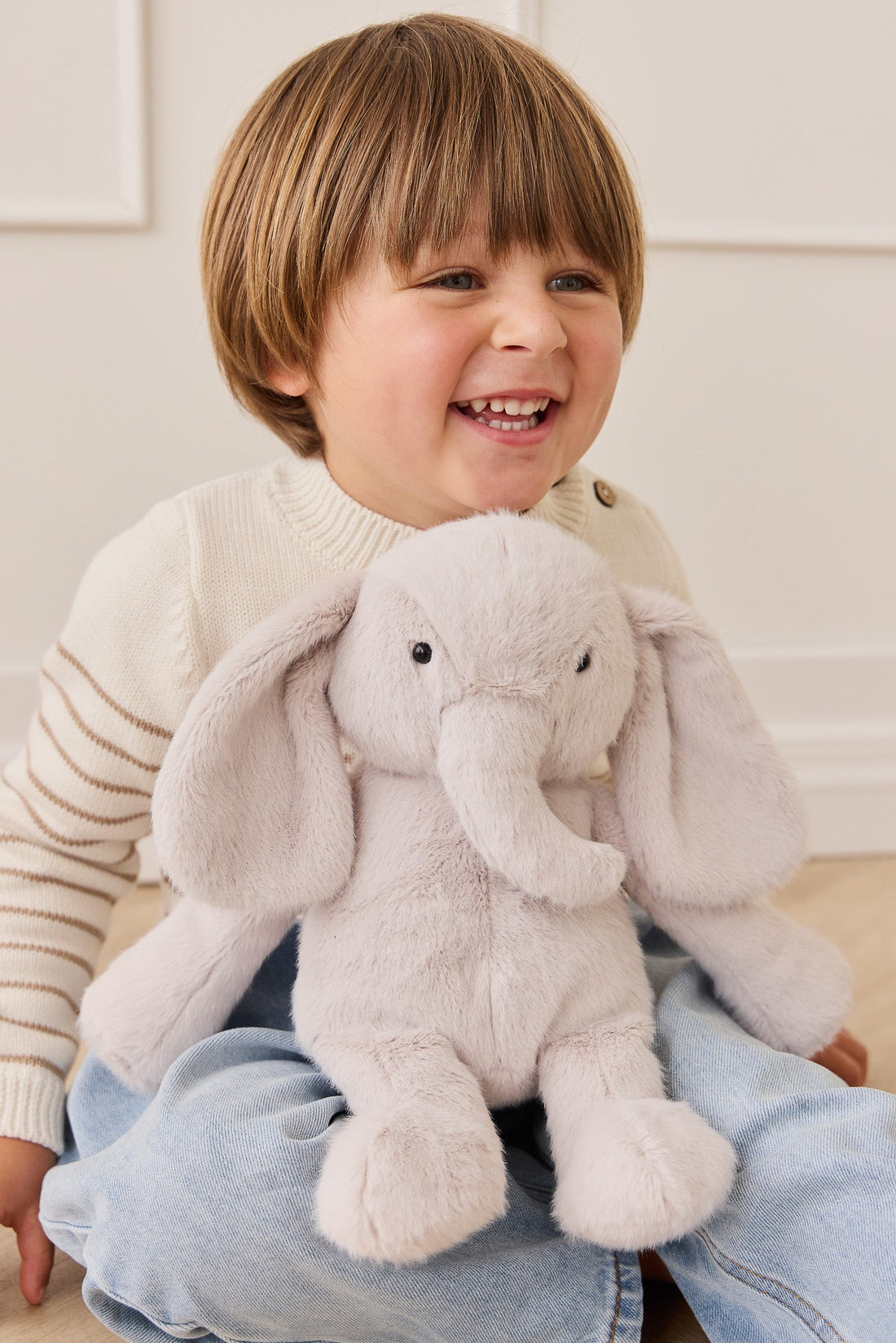 Snuggle Bunnies - Olive The Elephant Childrens Toy from Jamie Kay USA