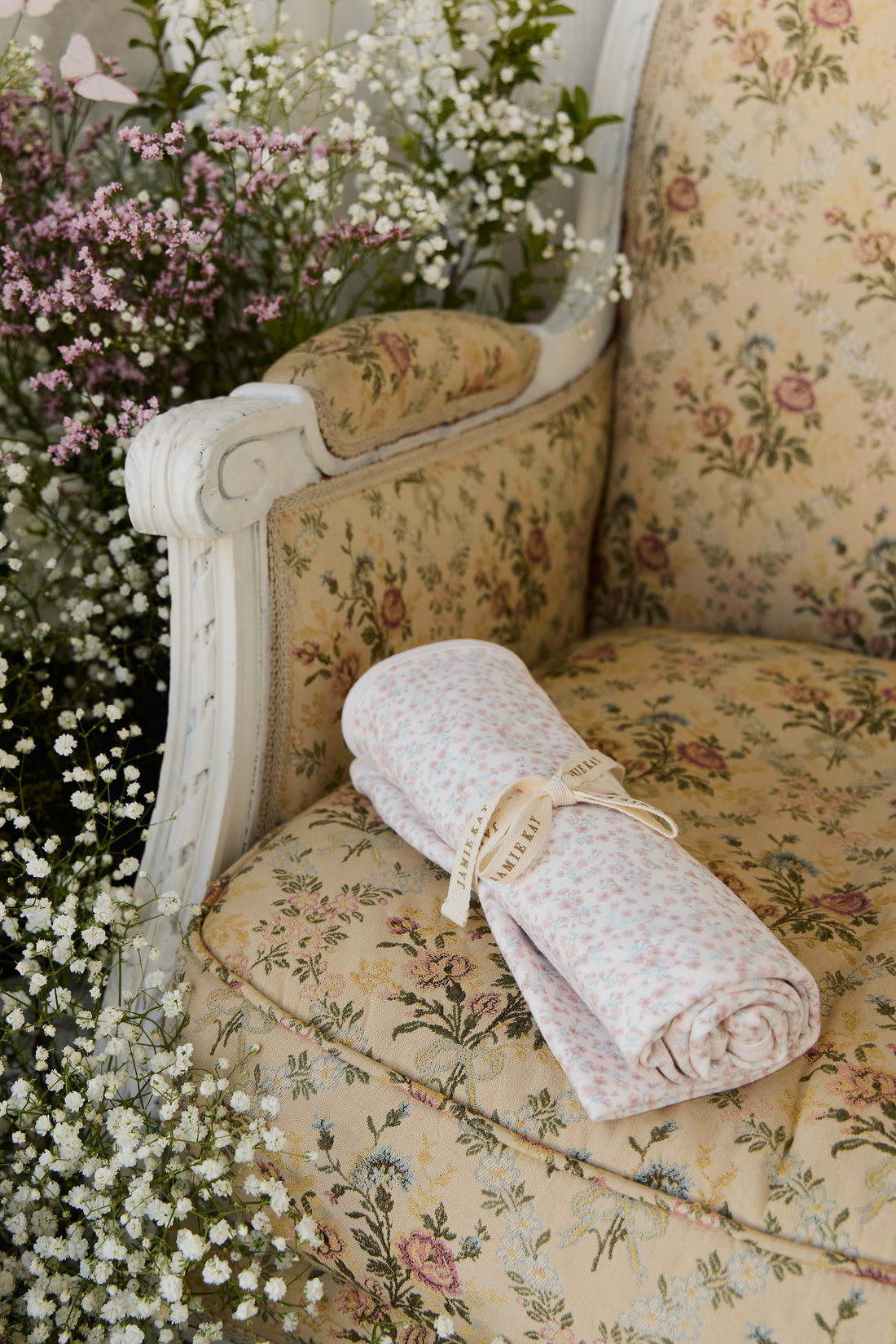 Organic Cotton Murphy Wrap - Posy Milk Childrens Blanket from Jamie Kay USA