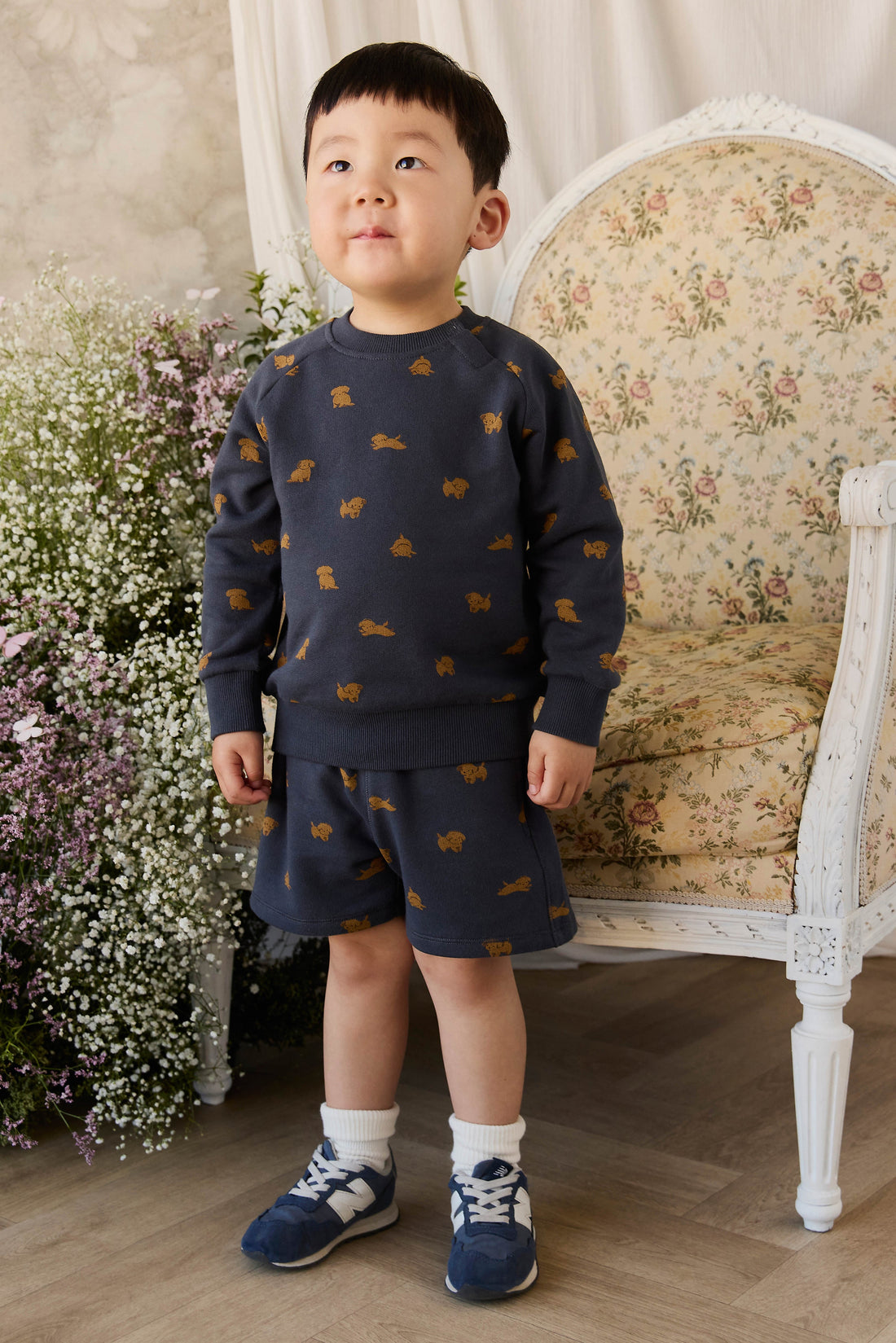 Organic Cotton Jalen Short - Playful Milo Captain Childrens Short from Jamie Kay USA