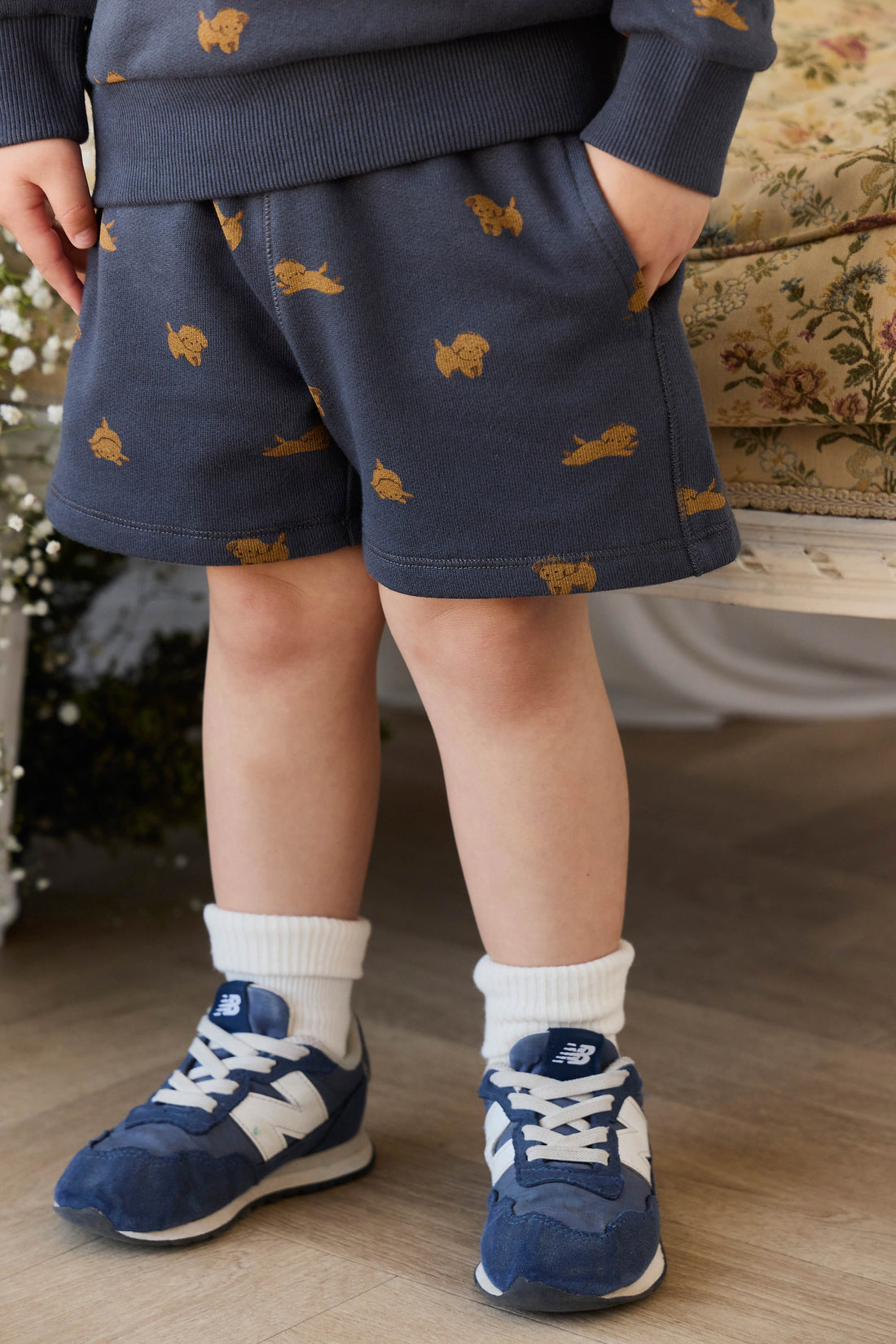 Organic Cotton Jalen Short - Playful Milo Captain Childrens Short from Jamie Kay USA