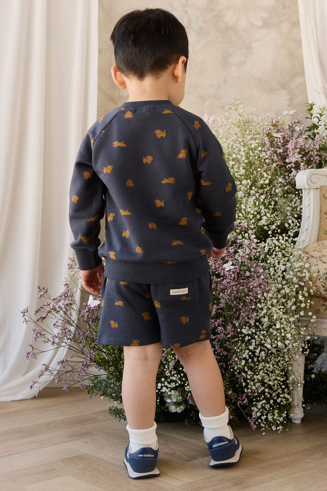 Organic Cotton Flynn Sweatshirt - Playful Milo Captain Childrens Sweatshirting from Jamie Kay USA