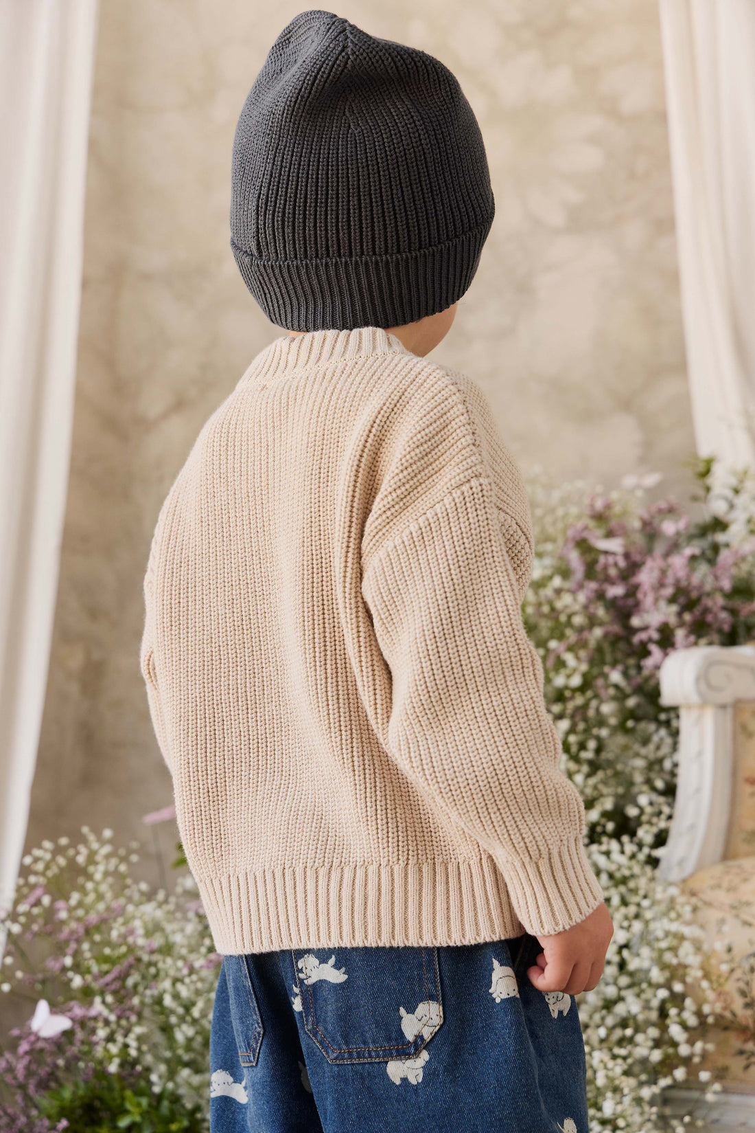 Johan Jumper - Vintage Linen Childrens Jumper from Jamie Kay USA