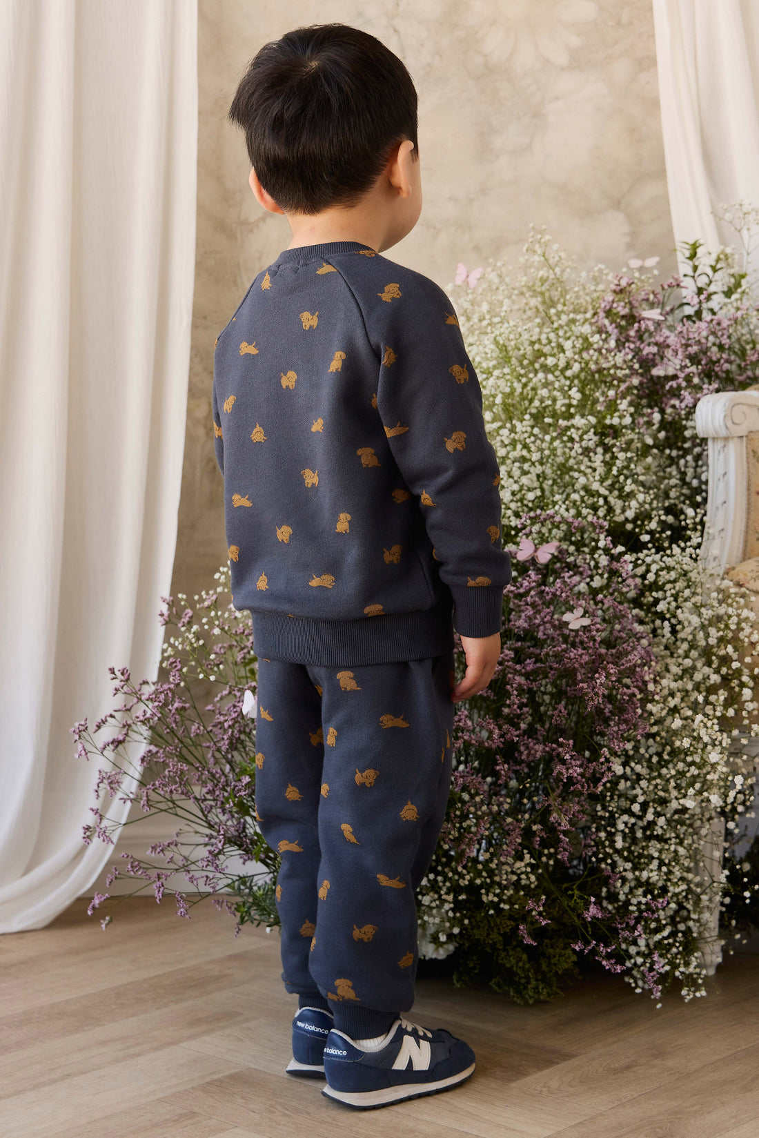 Organic Cotton Nash Track Pant - Playful Milo Captain Childrens Pant from Jamie Kay USA