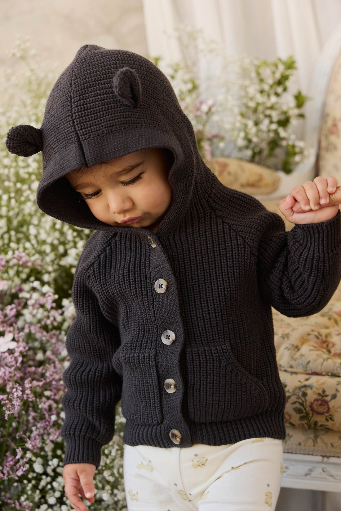 Bear Cardigan - Comet Childrens Cardigan from Jamie Kay USA