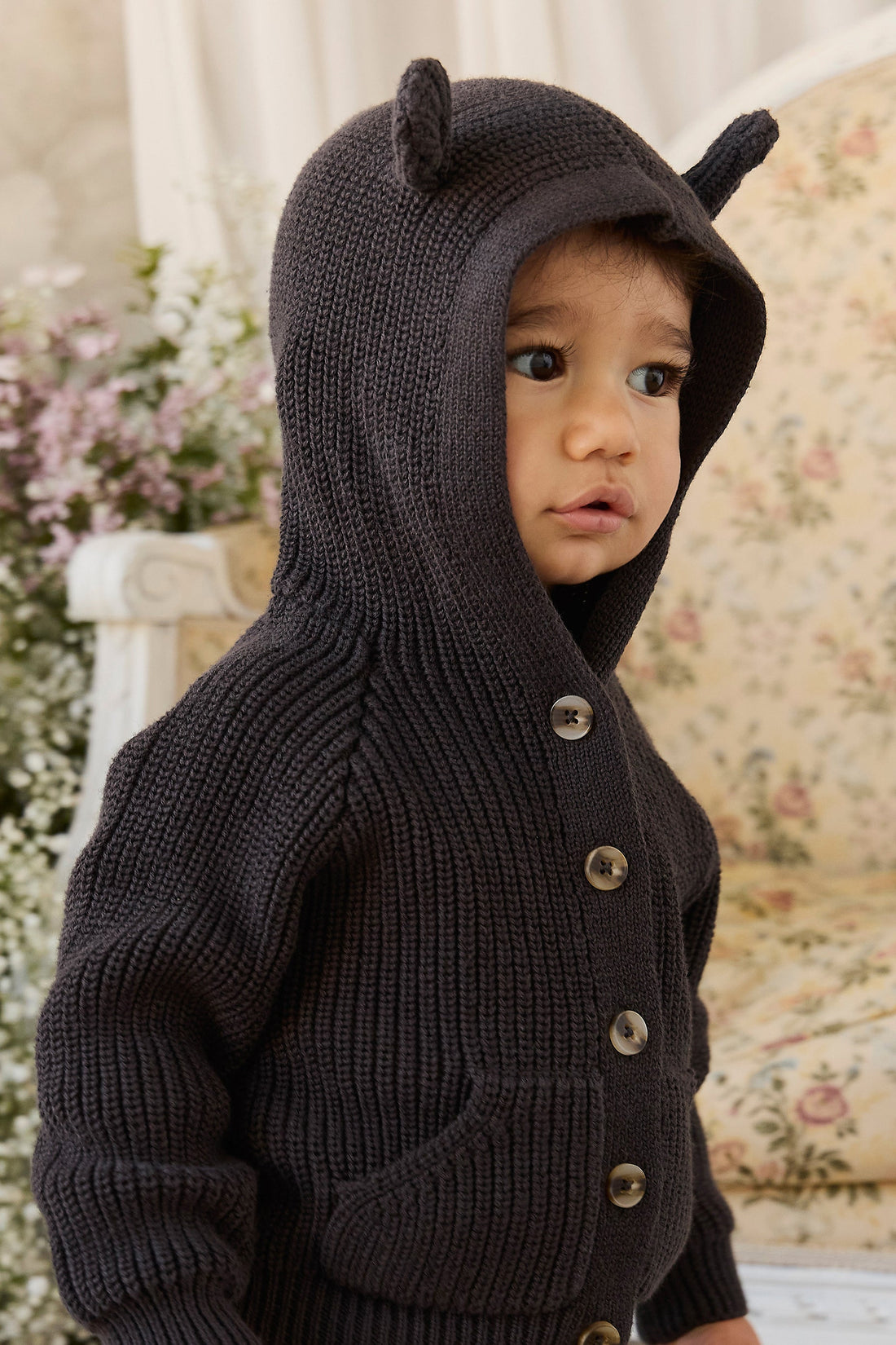 Bear Cardigan - Comet Childrens Cardigan from Jamie Kay USA