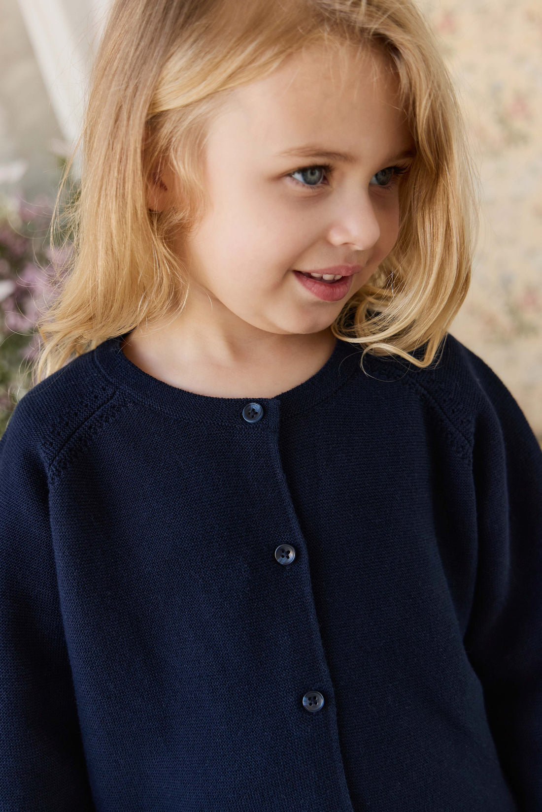 Delaney Knitted Cardigan - Starry Night Childrens Cardigan from Jamie Kay USA