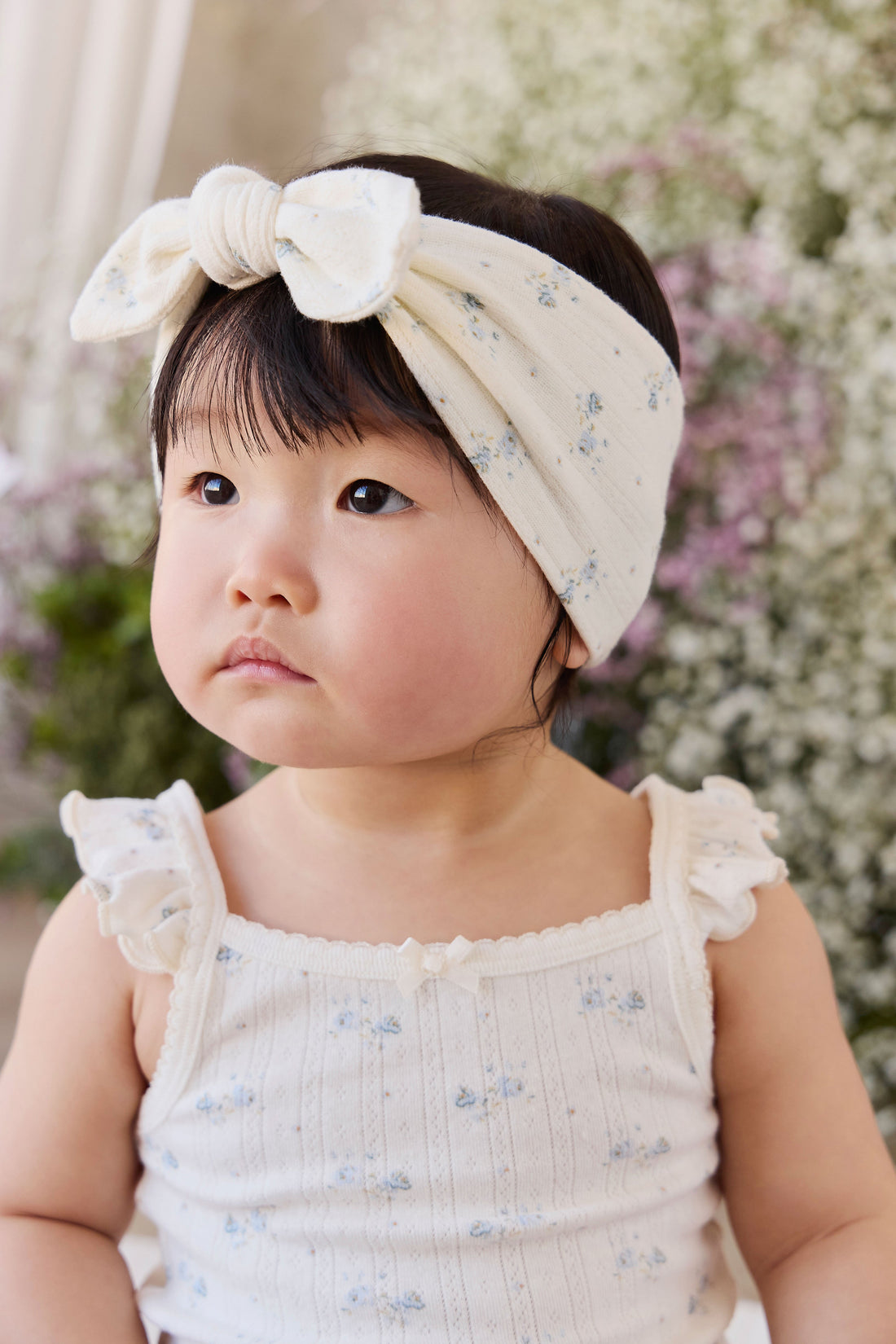 Organic Cotton Pointelle Eliane Bodysuit - Molly Blue Childrens Bodysuit from Jamie Kay USA