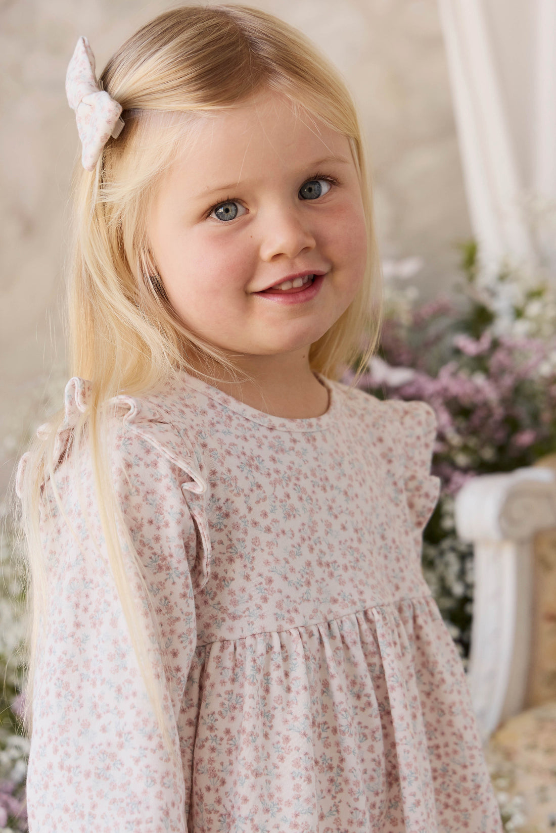 Organic Cotton Frankie Dress - Posy Milk Childrens Dress from Jamie Kay USA