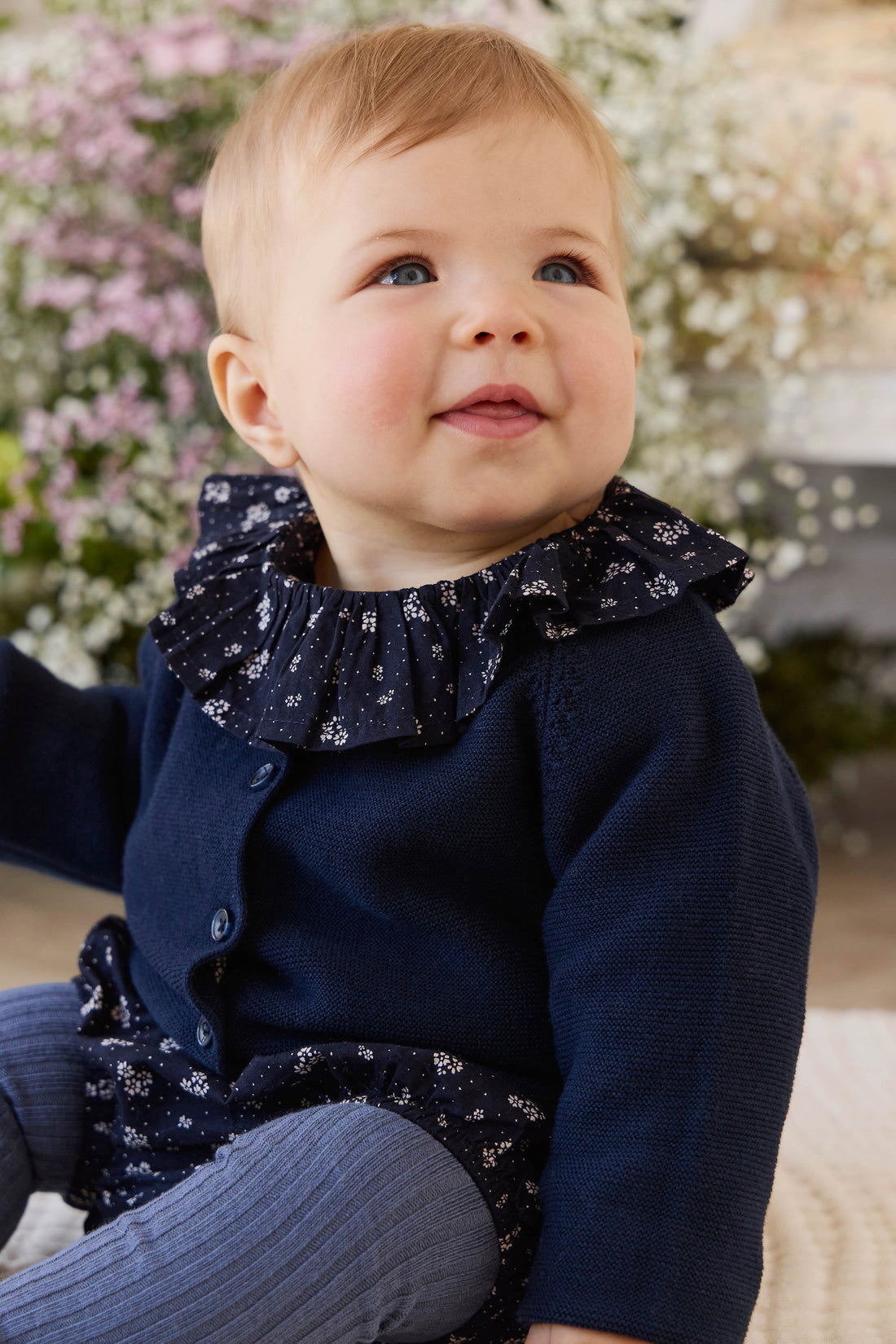 Delaney Knitted Cardigan - Starry Night Childrens Cardigan from Jamie Kay USA