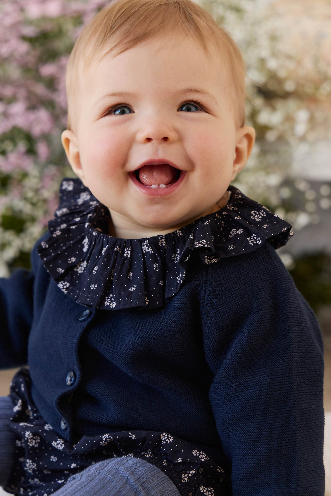 Delaney Knitted Cardigan - Starry Night Childrens Cardigan from Jamie Kay USA