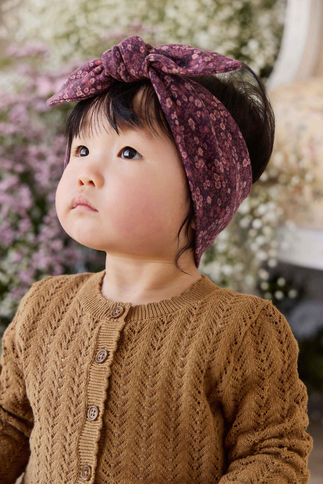 Organic Cotton Headband - Fig Floral Childrens Headband from Jamie Kay USA