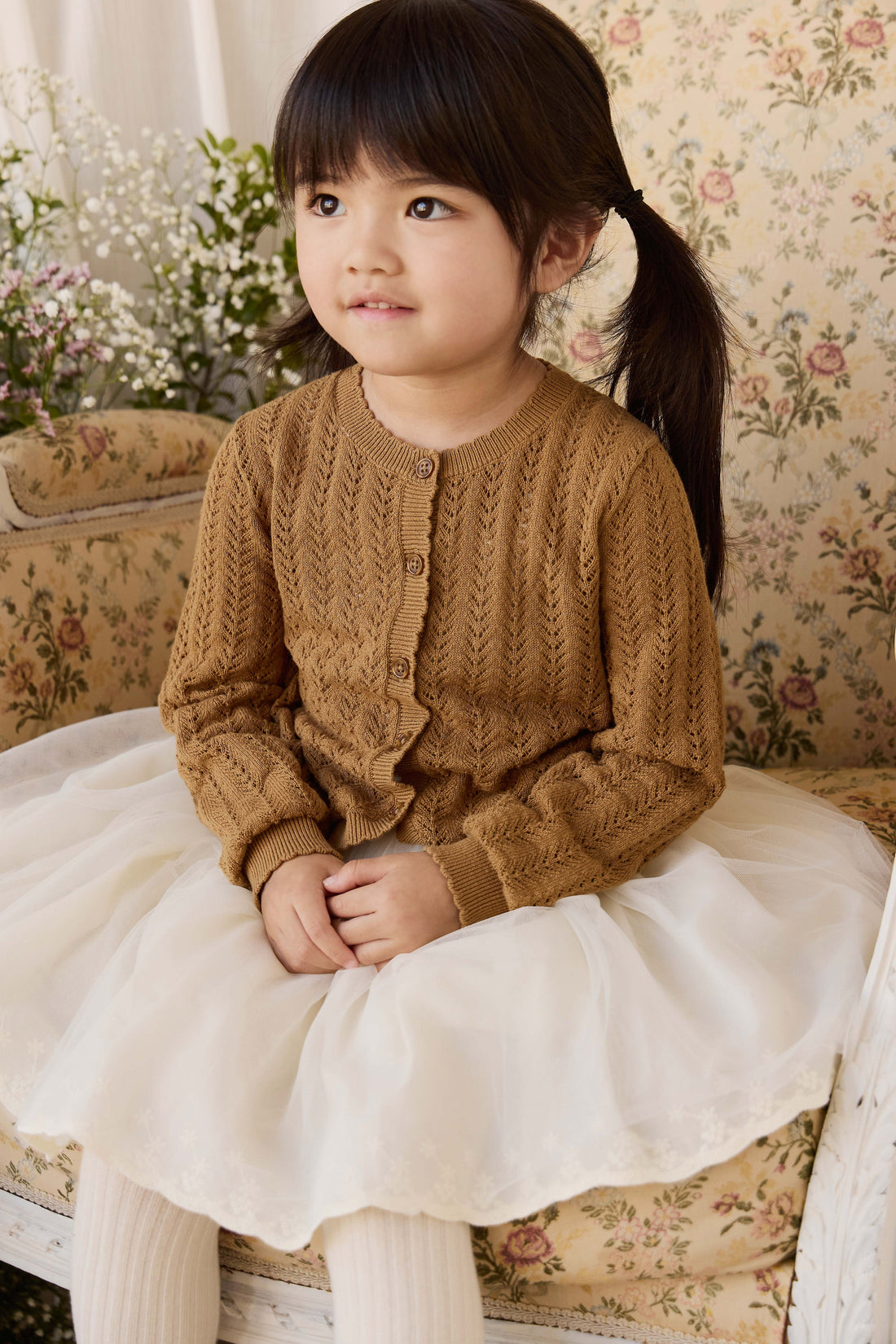Leonie Skirt - Parchment Childrens Skirt from Jamie Kay USA