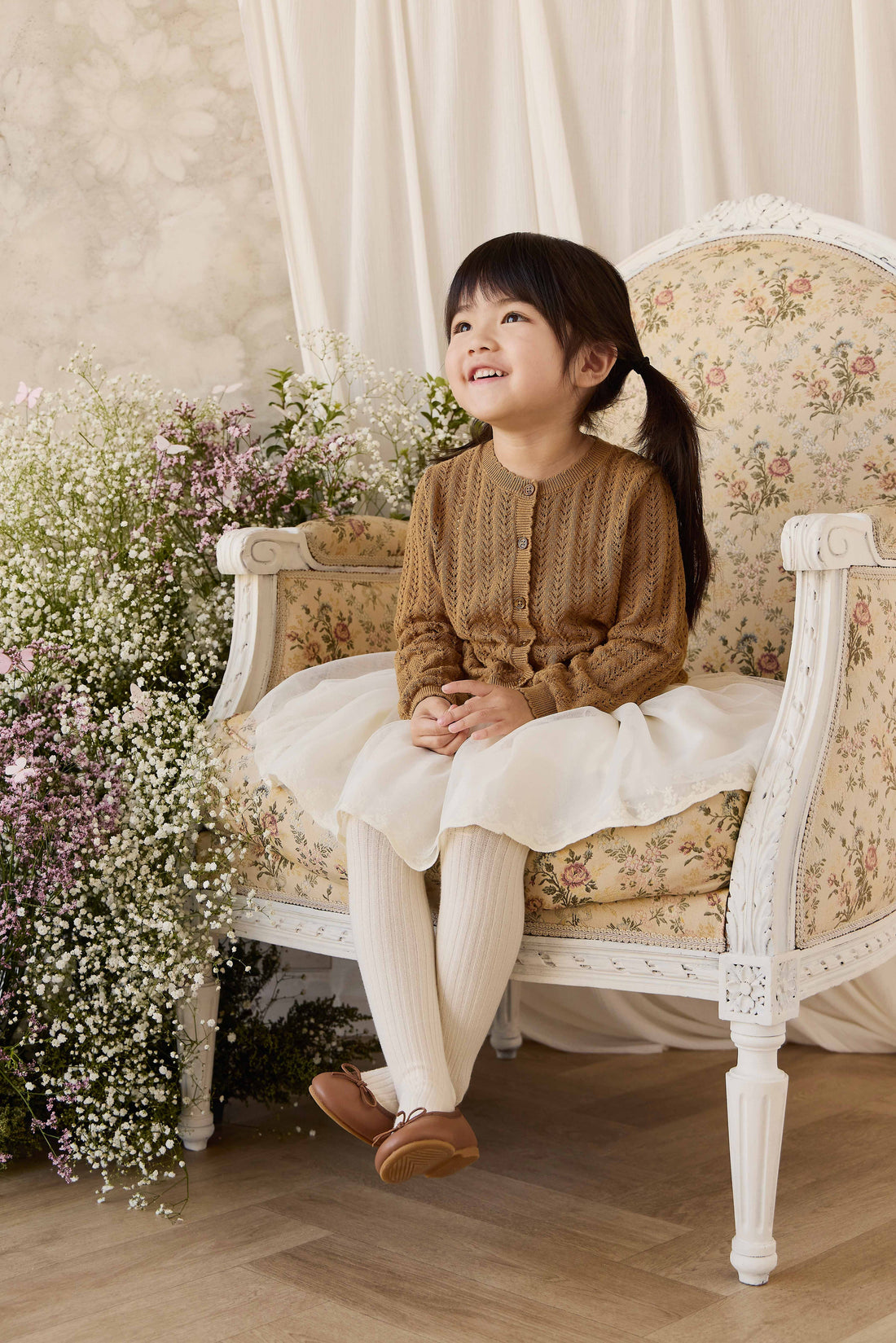 Leonie Skirt - Parchment Childrens Skirt from Jamie Kay USA