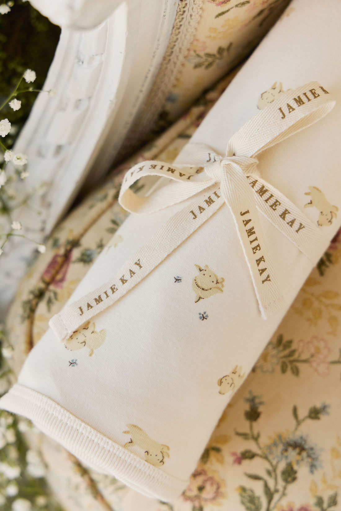 Organic Cotton Murphy Wrap - Playful Honey Childrens Blanket from Jamie Kay USA