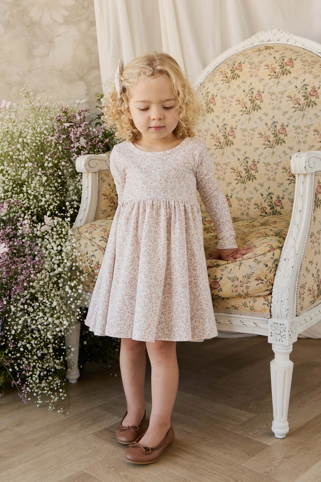 Organic Cotton Tallulah Dress - Posy Milk Childrens Dress from Jamie Kay USA