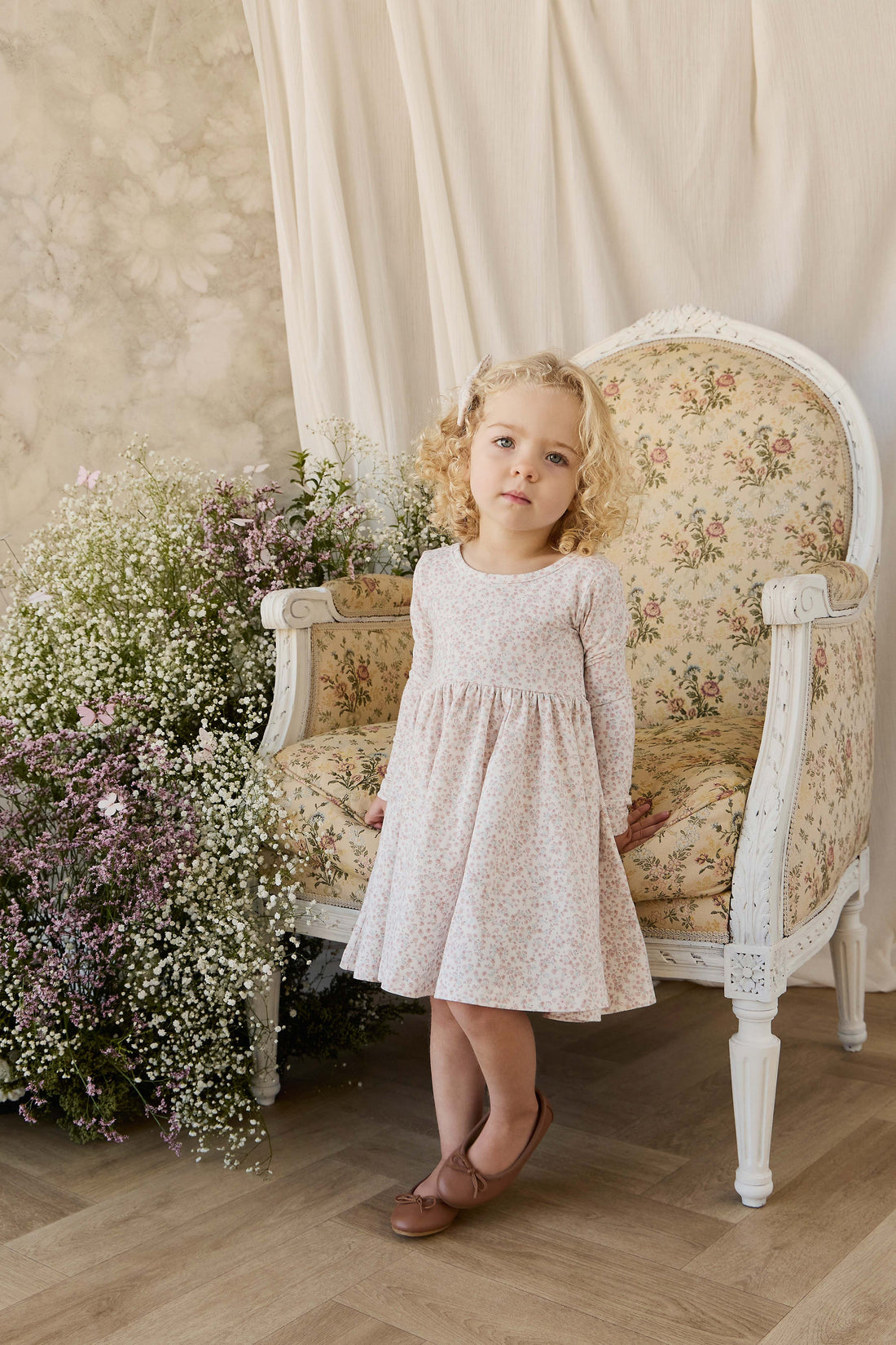 Organic Cotton Tallulah Dress - Posy Milk Childrens Dress from Jamie Kay USA