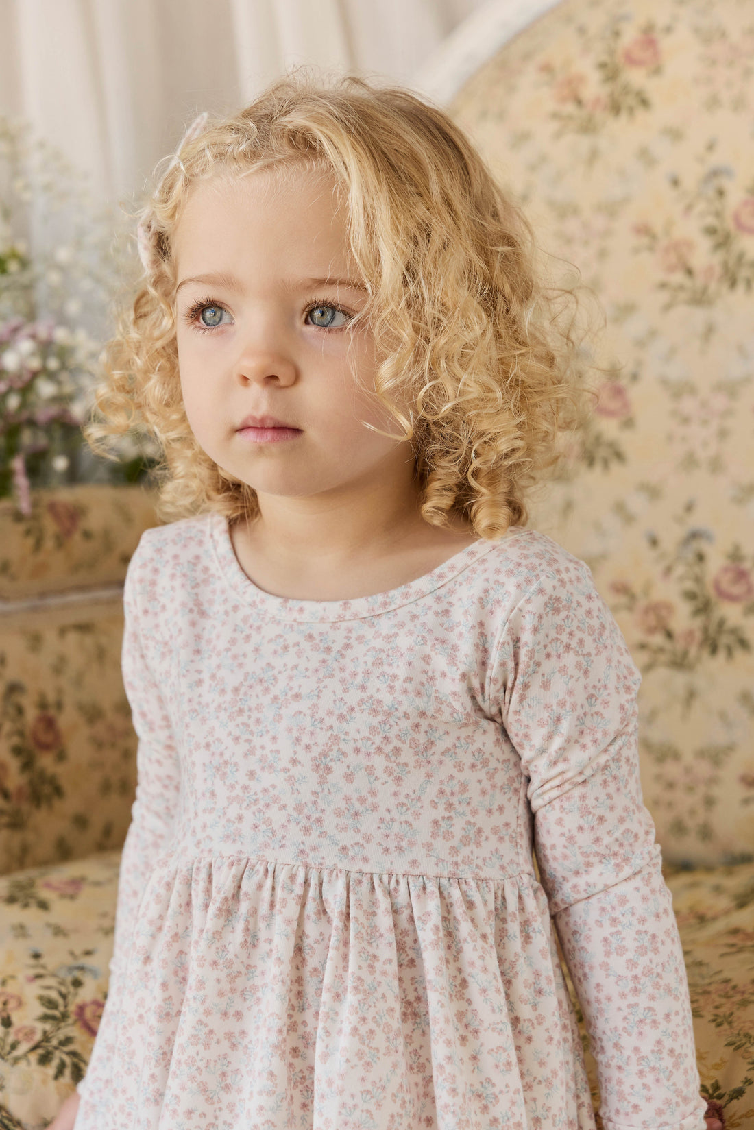 Organic Cotton Tallulah Dress - Posy Milk Childrens Dress from Jamie Kay USA