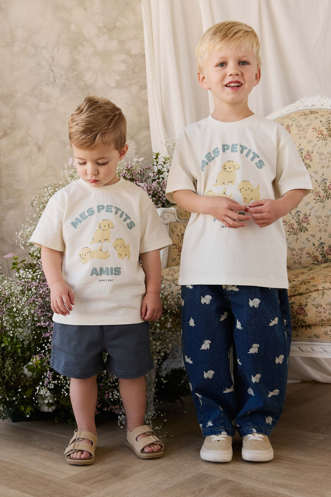 Organic Cotton Bjorn Tee - Pristine Childrens Top from Jamie Kay USA