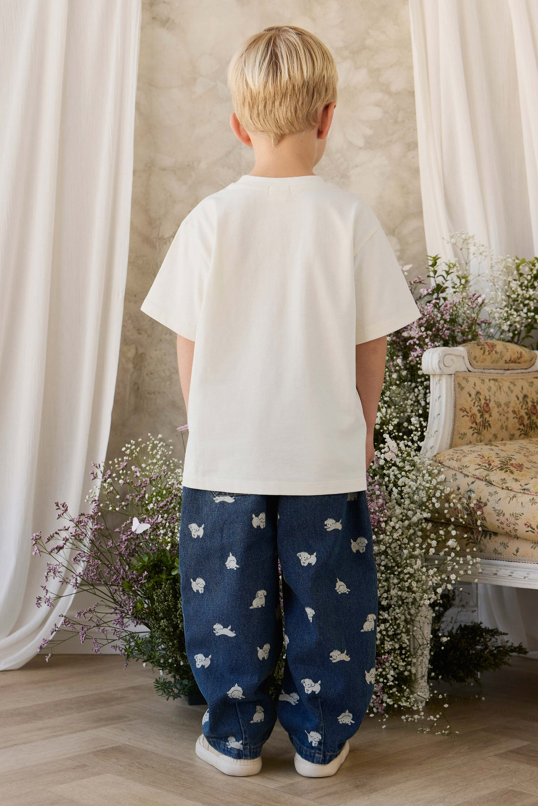 Organic Cotton Bjorn Tee - Pristine Childrens Top from Jamie Kay USA