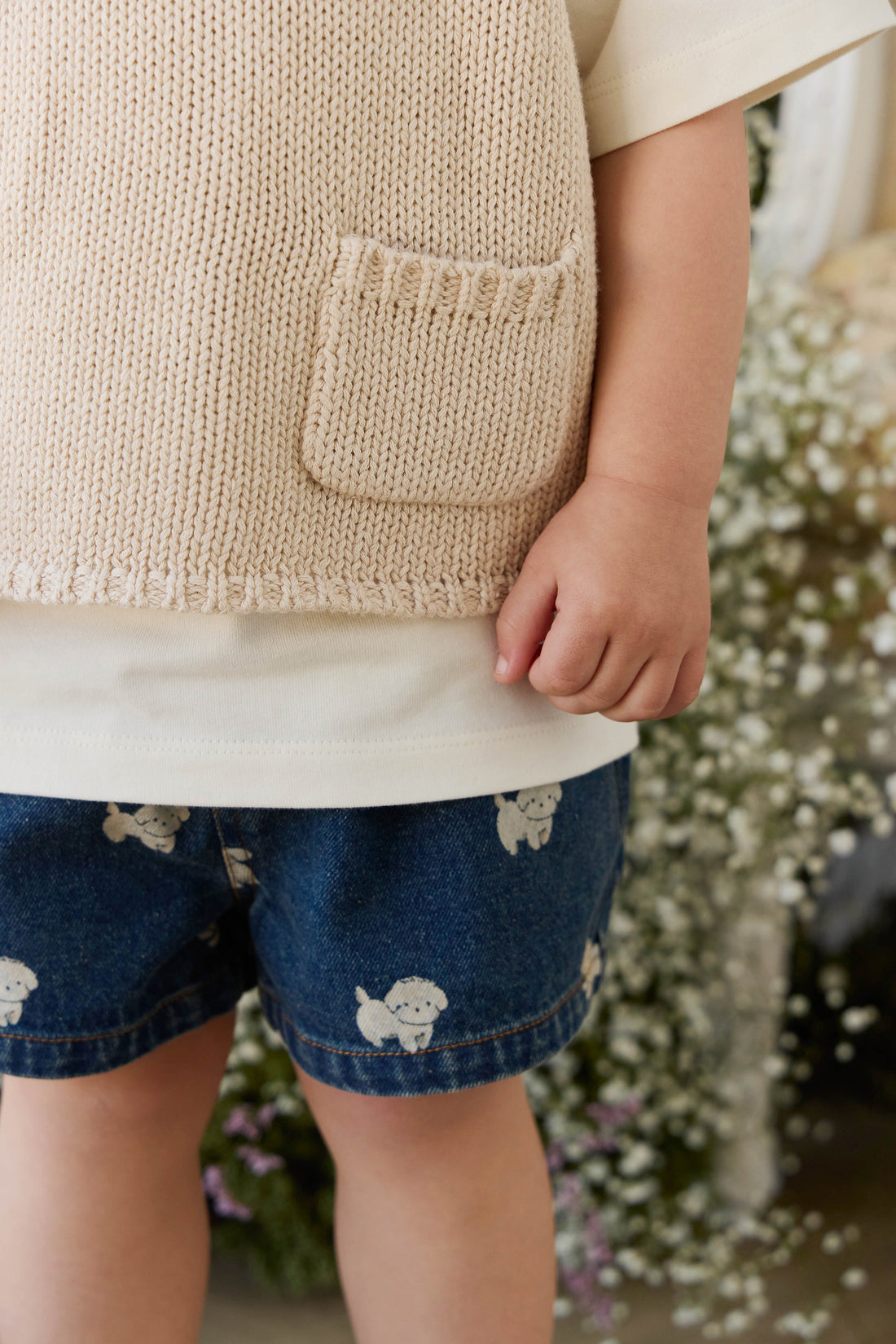 Reid Denim Short - Finnegan Denim Childrens Shorts from Jamie Kay USA