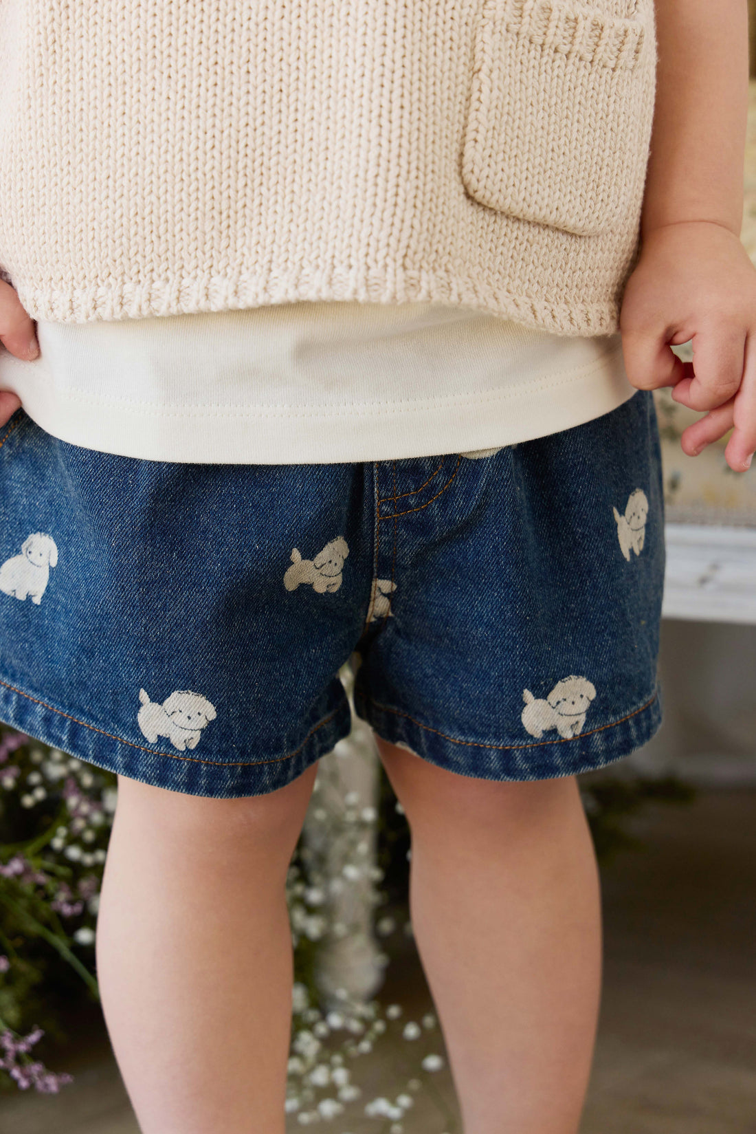 Reid Denim Short - Finnegan Denim Childrens Shorts from Jamie Kay USA