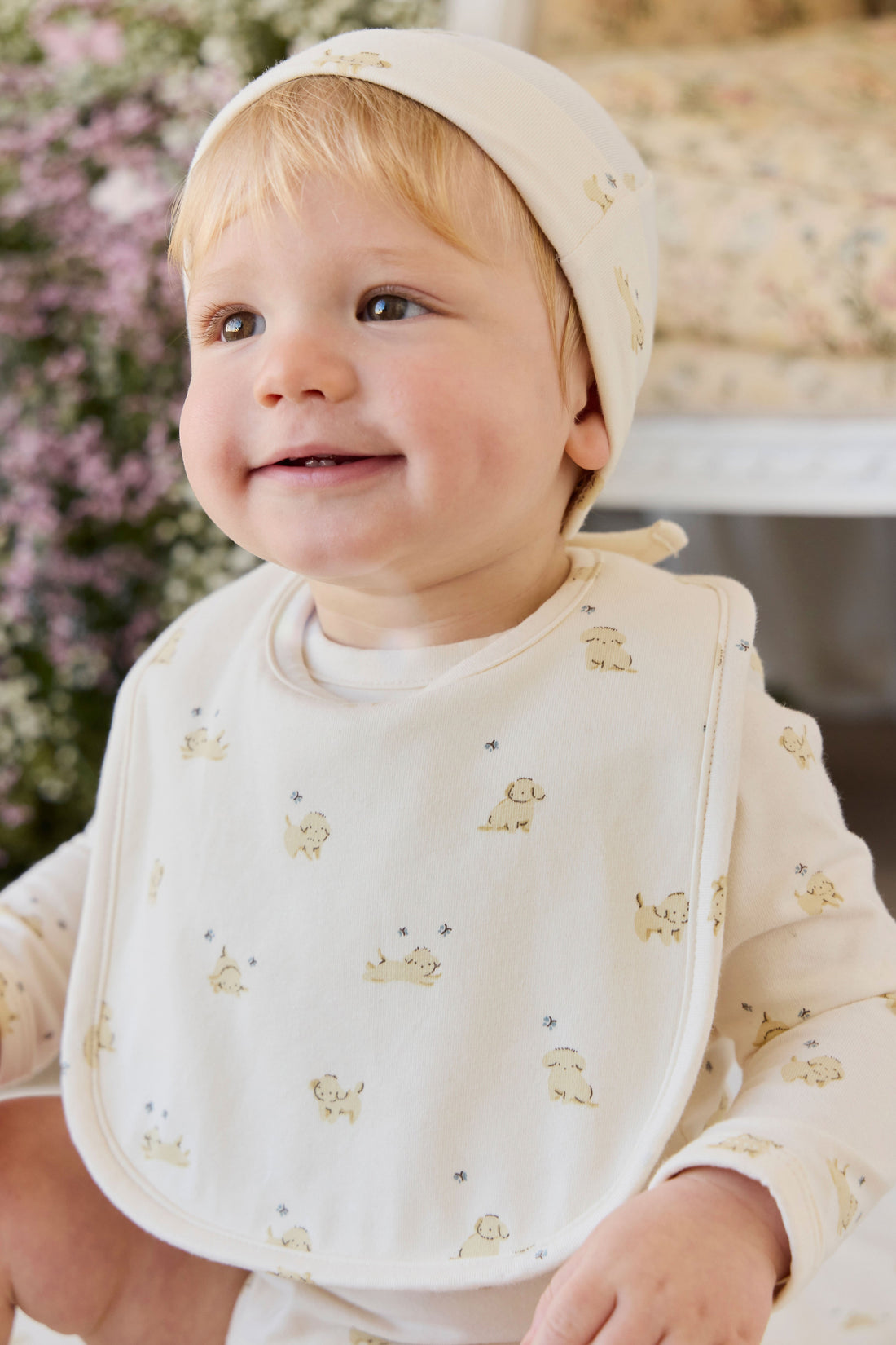 Organic Cotton Bib - Playful Honey Childrens Bib from Jamie Kay USA