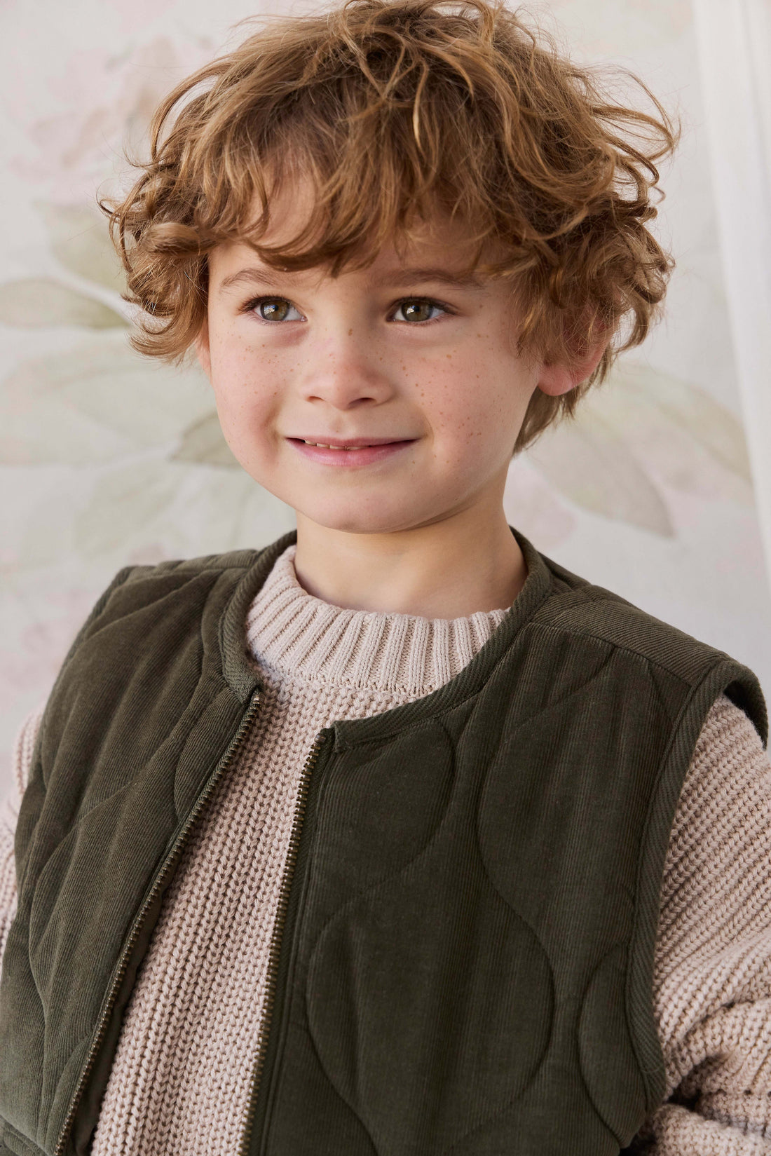 Conner Vest - Oregano Childrens Vest from Jamie Kay USA