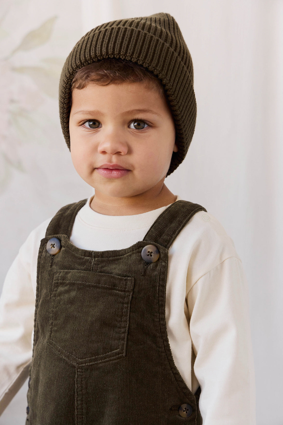 Walton Overall - Deep Olive Childrens Overall from Jamie Kay USA