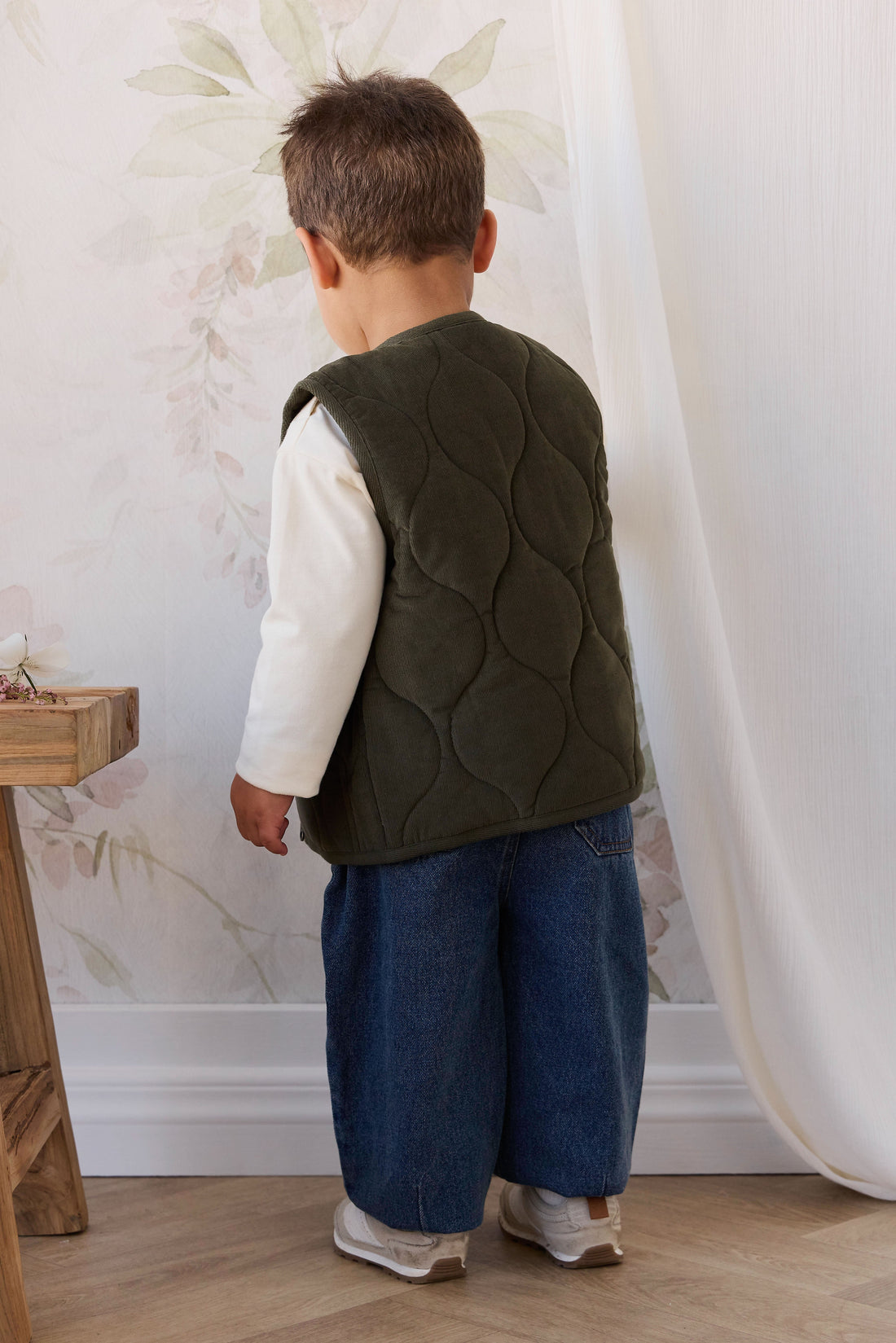 Conner Vest - Oregano Childrens Vest from Jamie Kay USA