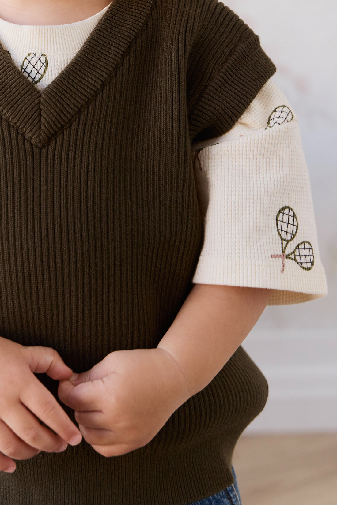 Elliot Vest - Forest Childrens Vest from Jamie Kay USA