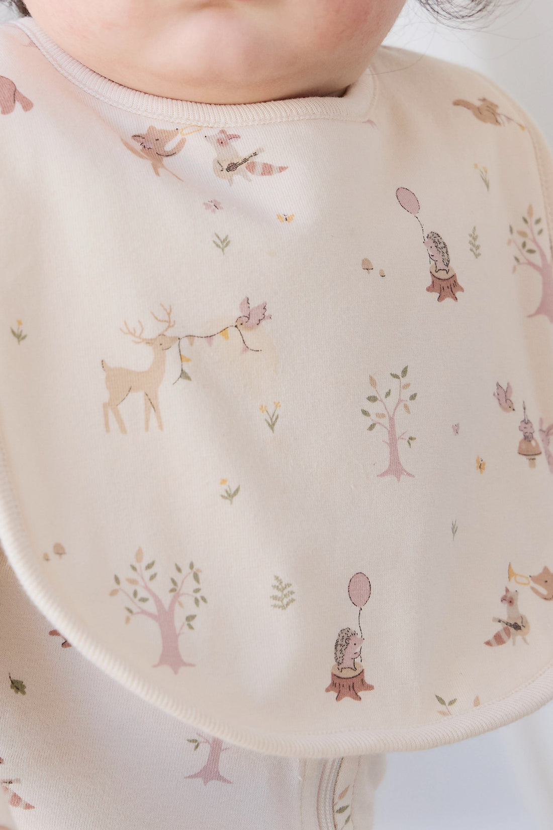 Organic Cotton Bib - Party Animals Childrens Bib from Jamie Kay USA