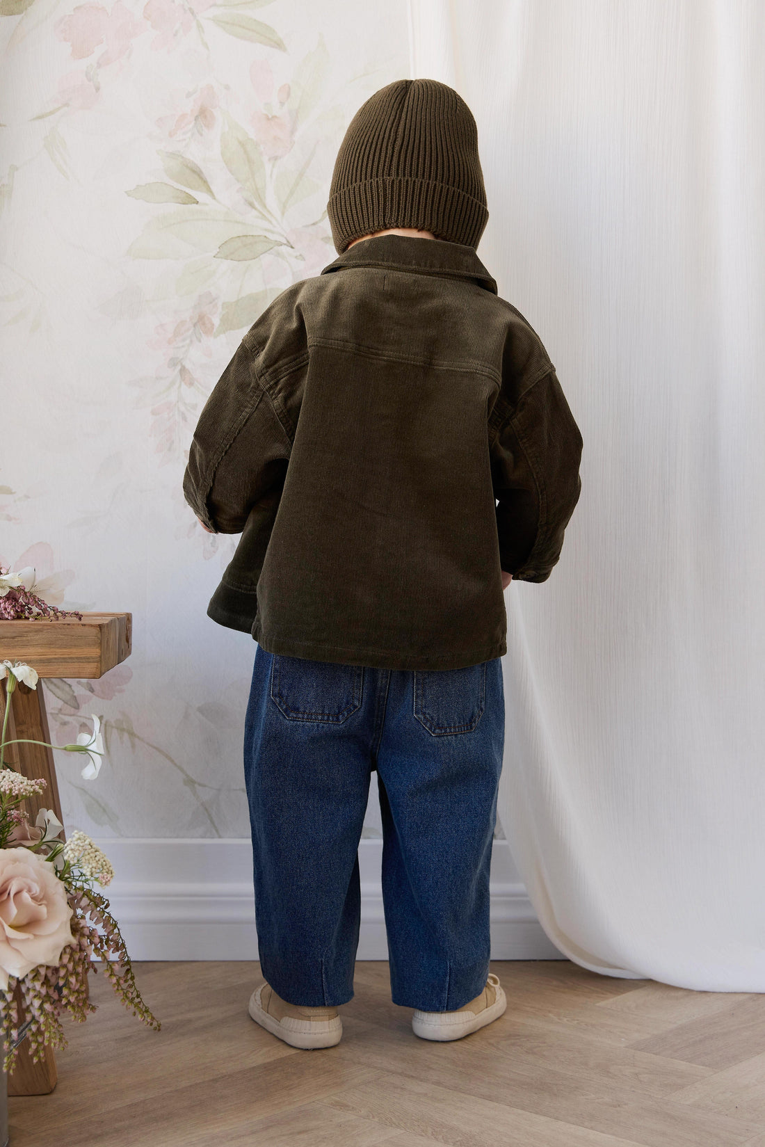Alvin Jacket - Deep Olive Childrens Jacket from Jamie Kay USA