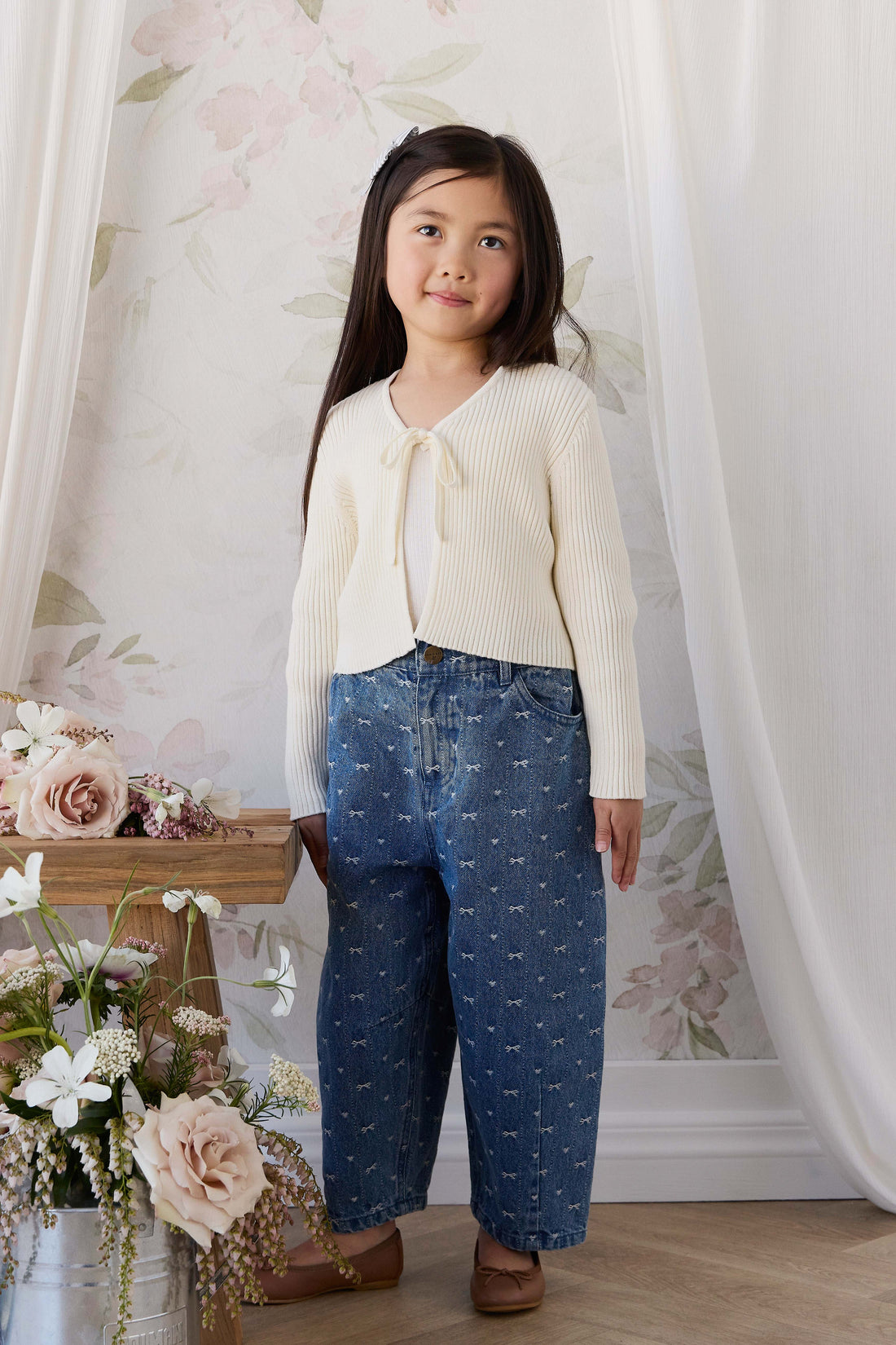 Shelby Cardigan - Vintage Lace Childrens Cardigan from Jamie Kay USA
