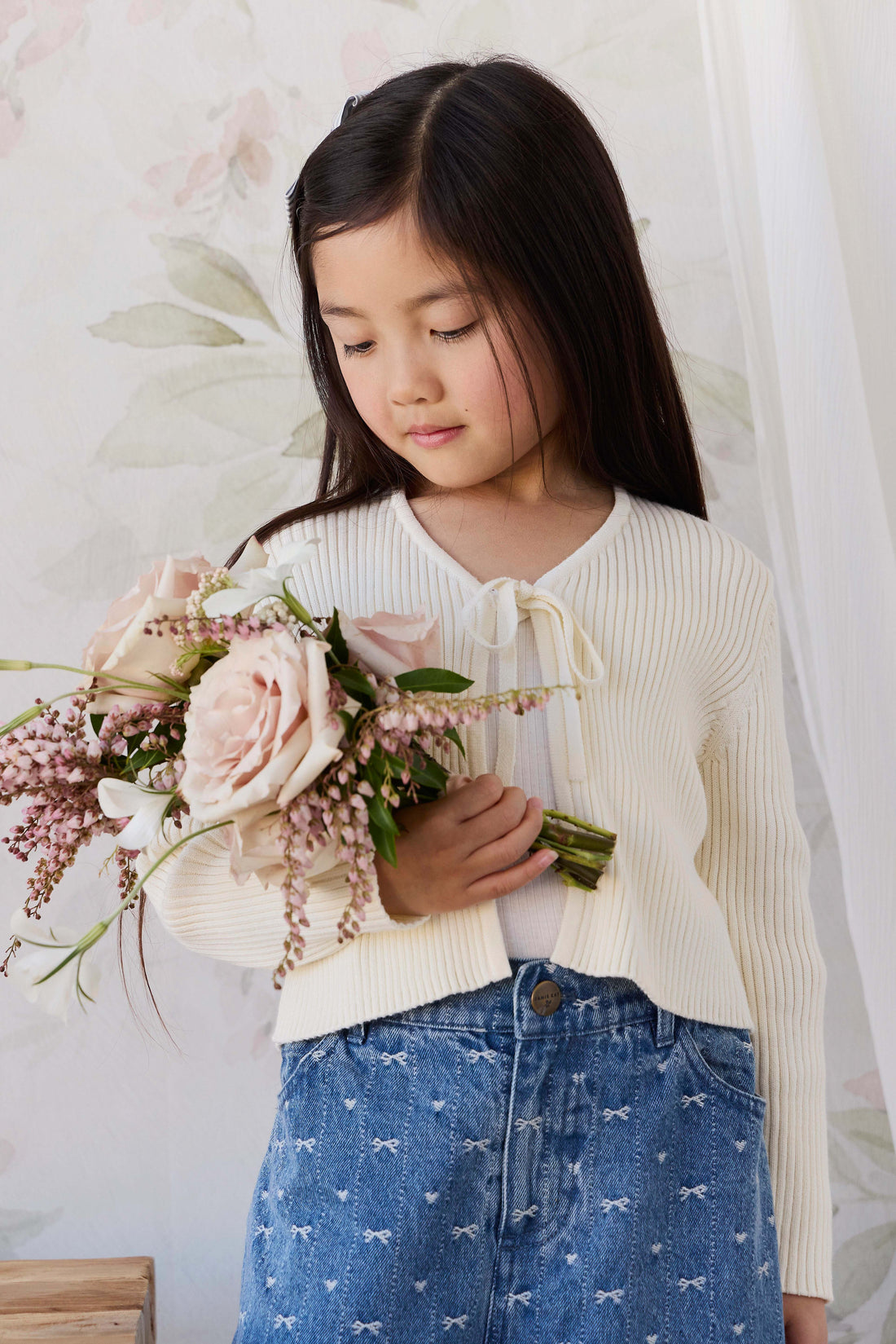 Shelby Cardigan - Vintage Lace Childrens Cardigan from Jamie Kay USA