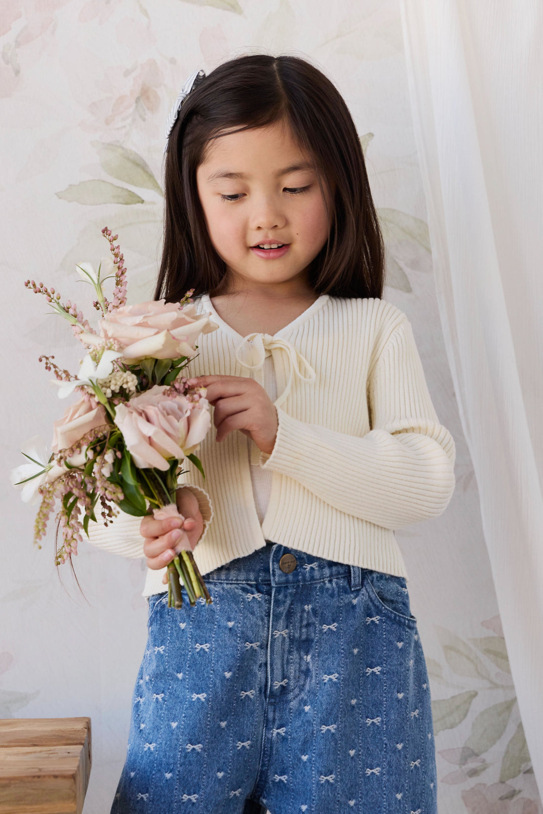 Shelby Cardigan - Vintage Lace Childrens Cardigan from Jamie Kay USA