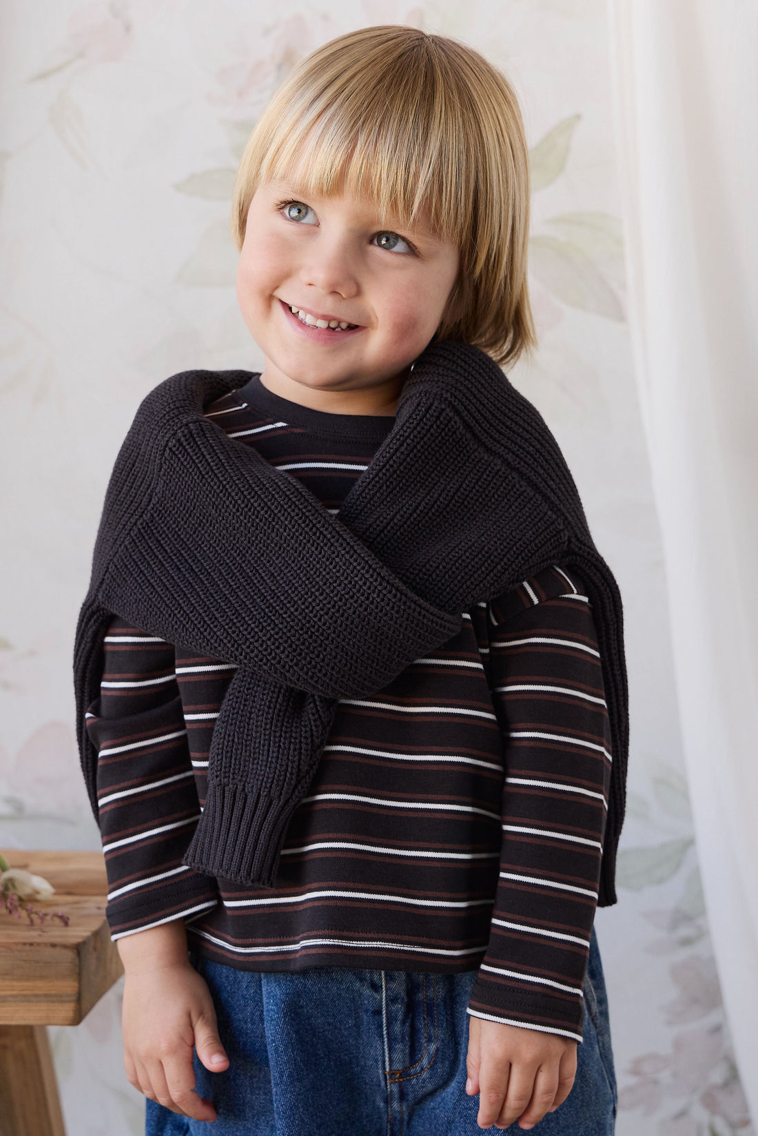 Johan Knitted Cardigan - Slick Childrens Cardigan from Jamie Kay USA