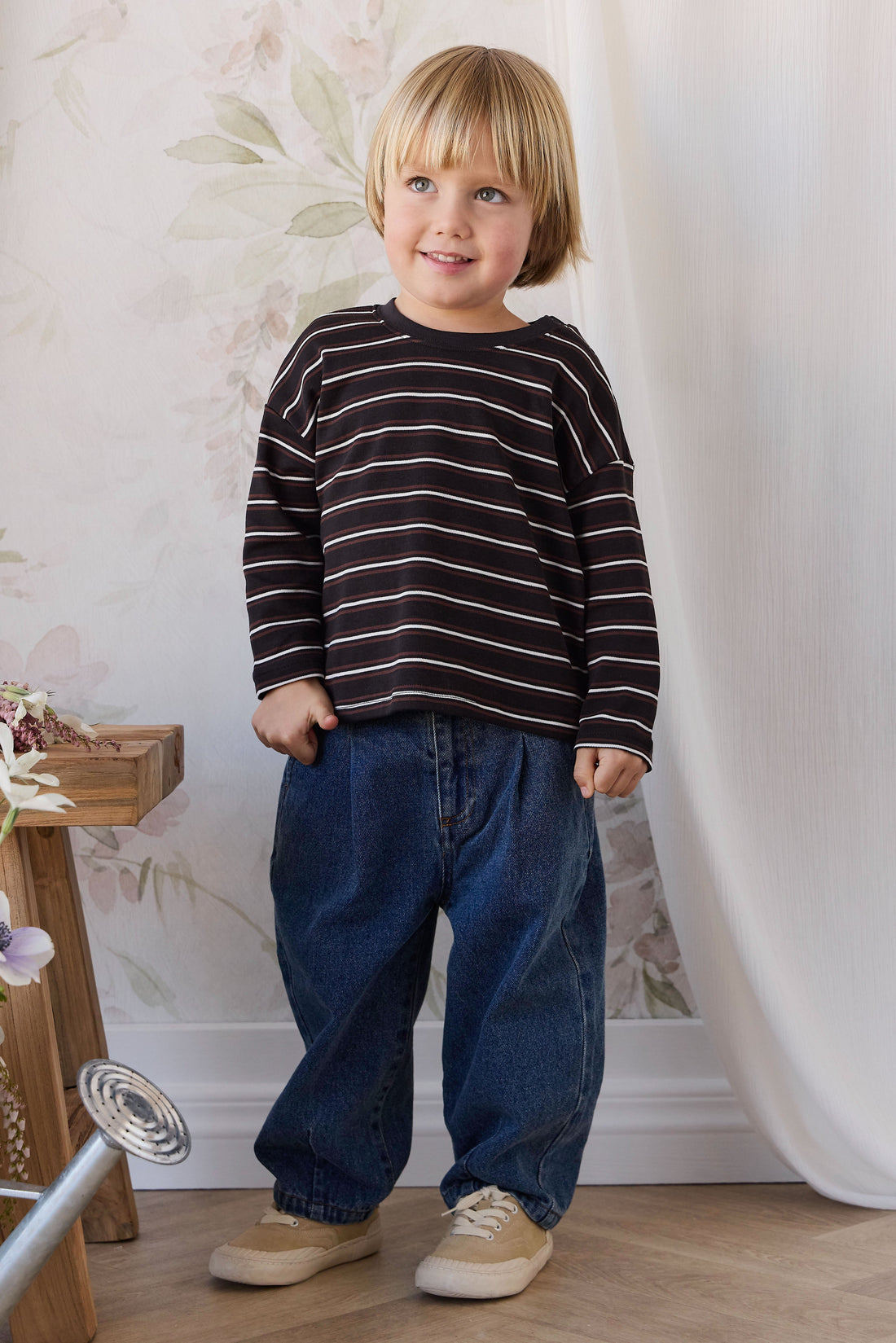 Penn Denim Pant - Classic Wash Denim Childrens from Jamie Kay USA