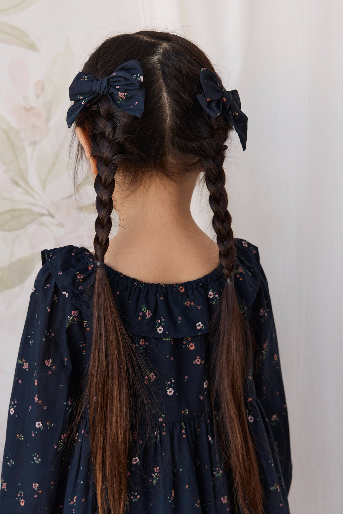 Organic Cotton Tayah Dress - Eloise Navy Childrens Dress from Jamie Kay USA
