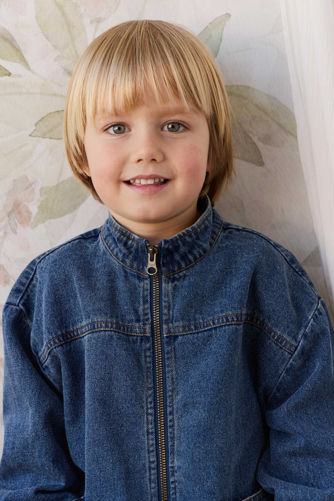 Murray Denim Jacket - Classic Wash Denim Childrens Jacket from Jamie Kay USA