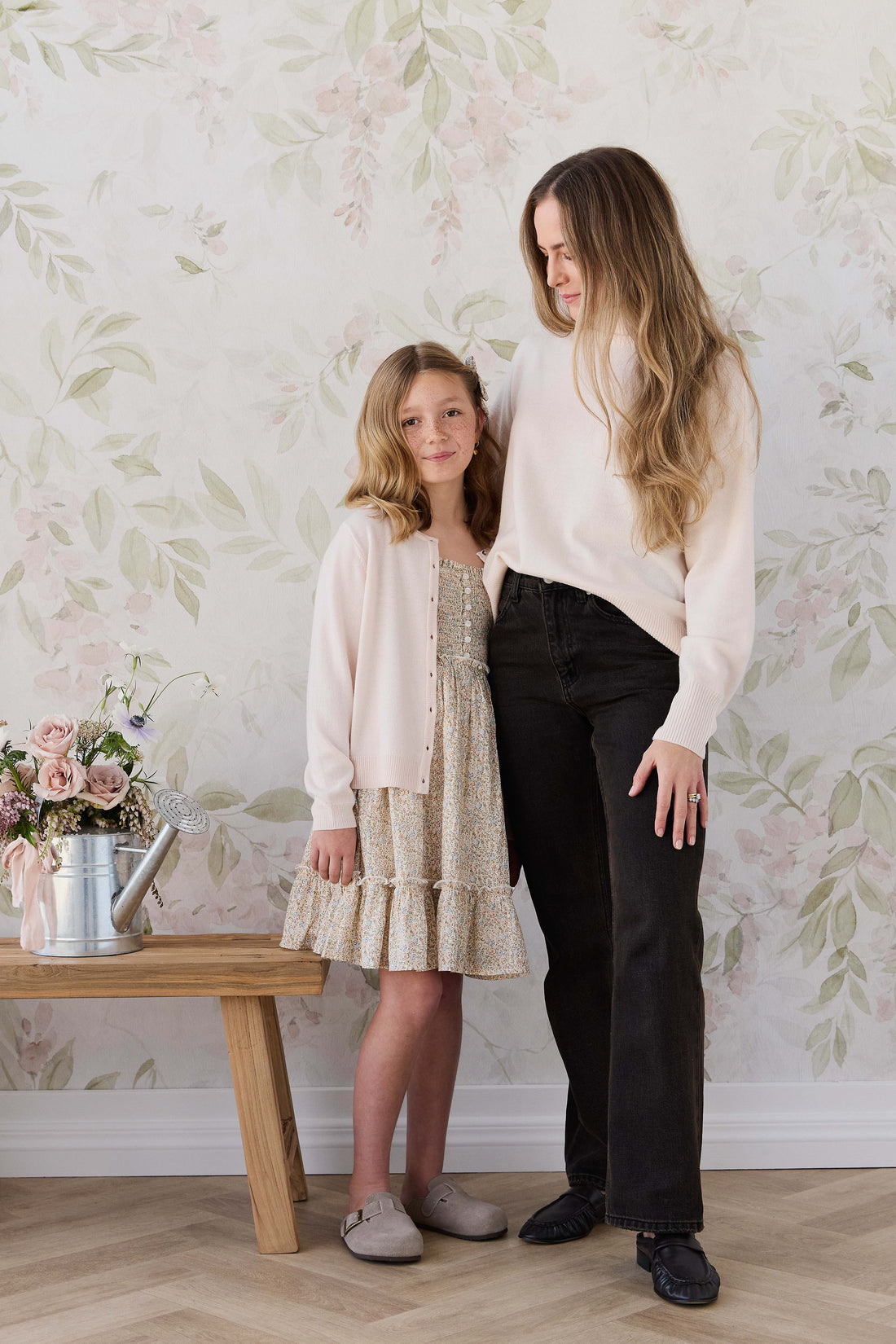 Merino Camille Cardigan - White Rabbit Childrens Cardigan from Jamie Kay USA