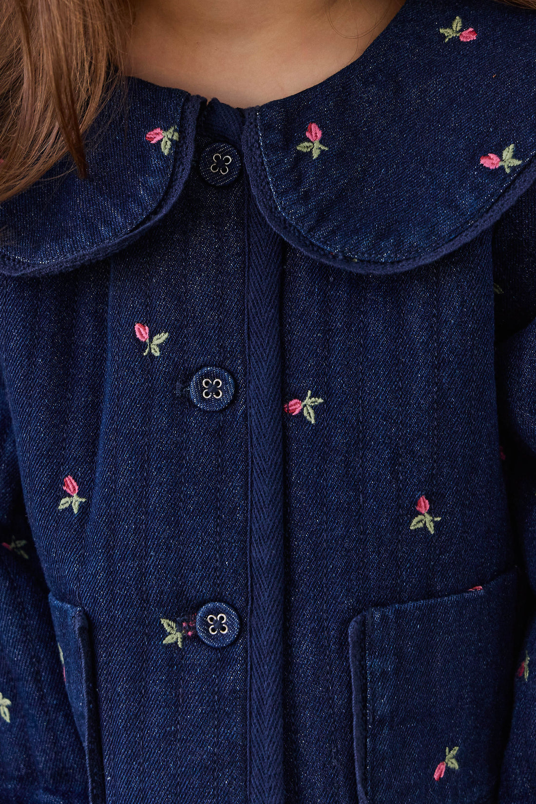 Gracen Jacket - Rosebud Denim Childrens Jacket from Jamie Kay USA